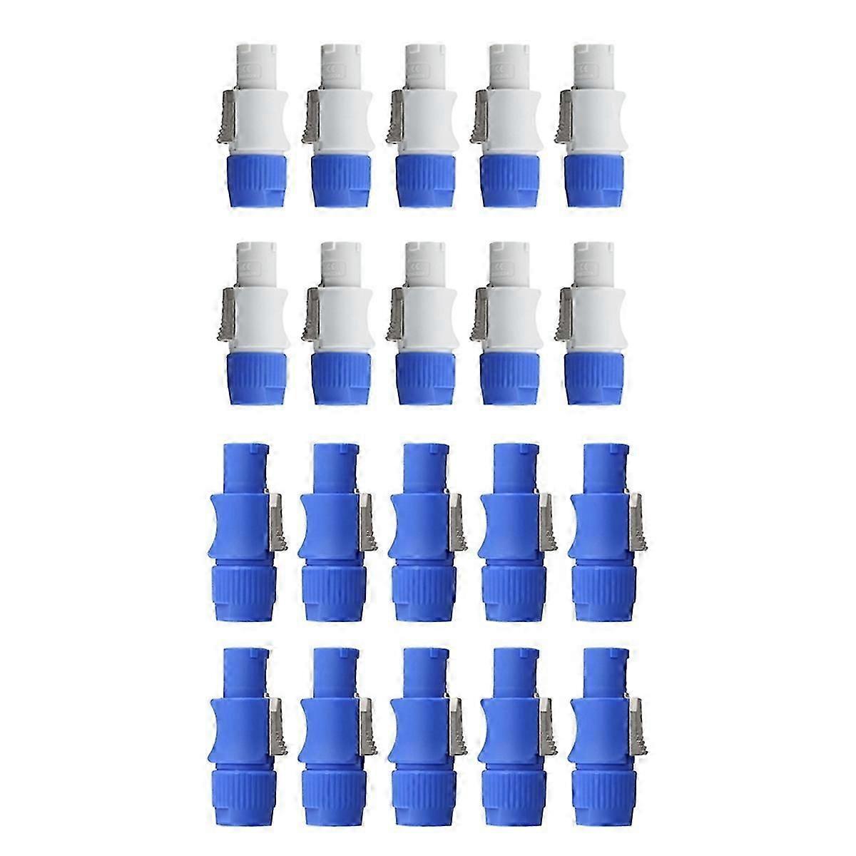 20 kpl 3-nastainen urospuolinen Powercon-liitin signaalin tuloliitin Beam Light Stage -valoteholle