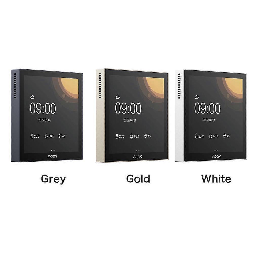 Aqara Smart Scene Panel Switch S1 Zigbee 3.0 3,95 Zoll Touchscreen AI Gestenerkennung Sprachsteuerung Arbeit HomeKit App für Smart Home