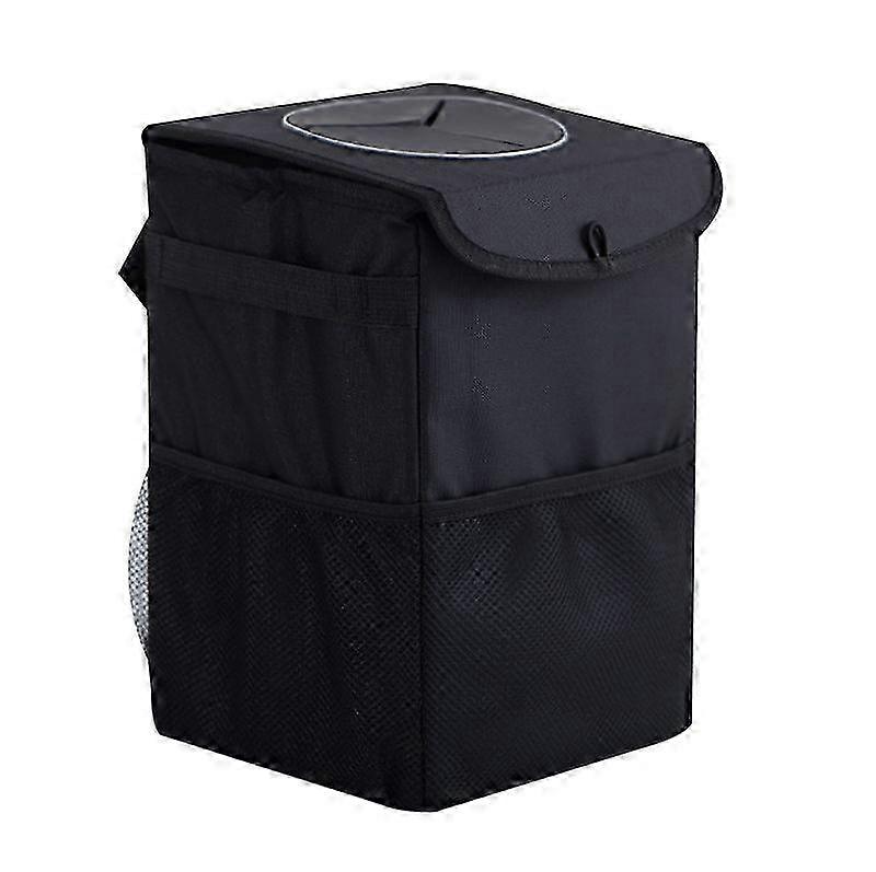 Car Trash Can with Lid,Leak-Proof , Waterproof Car Garbage Can