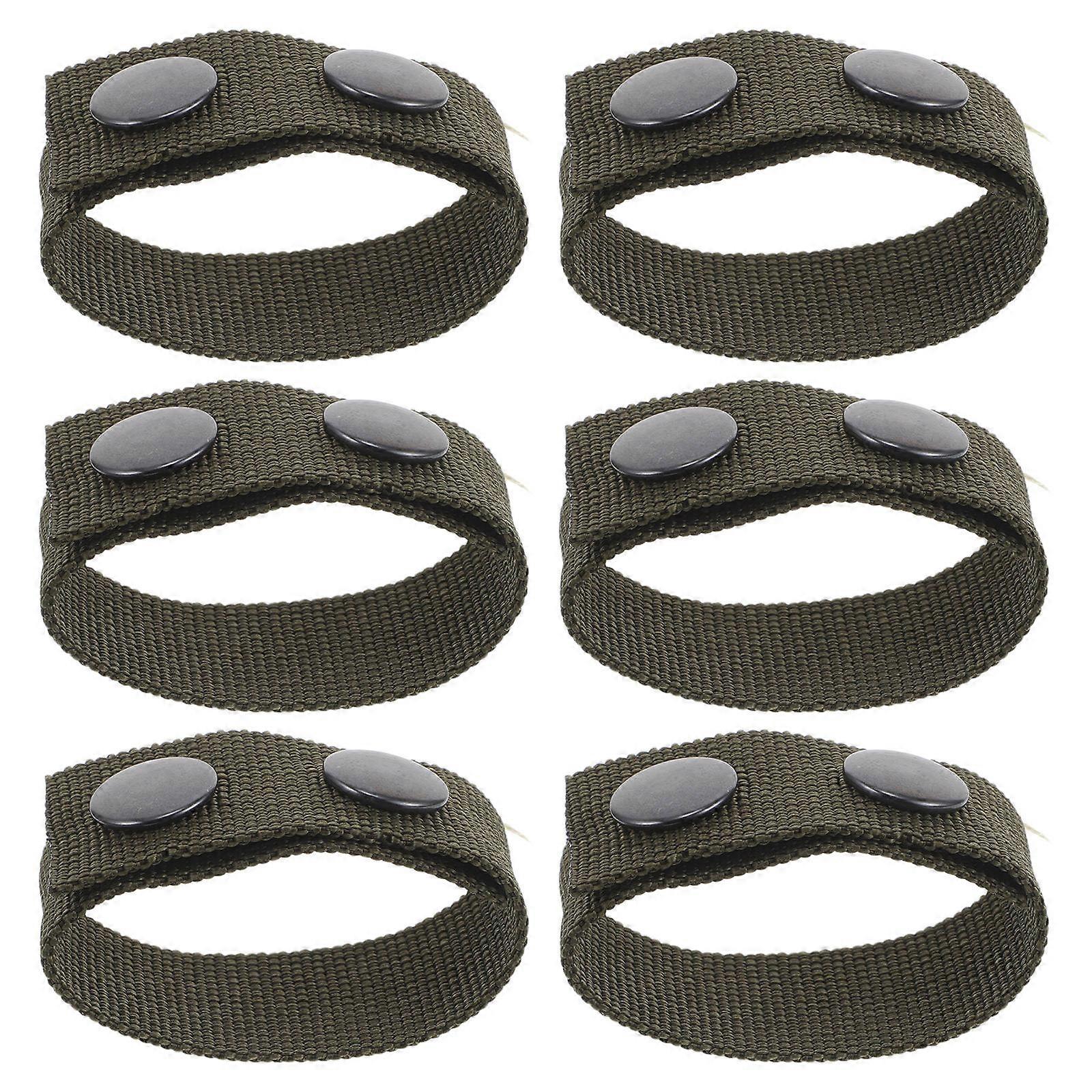 Tactical Belt Nylon Buckle for Outdoor Activities Quick Release 6Pcs Set