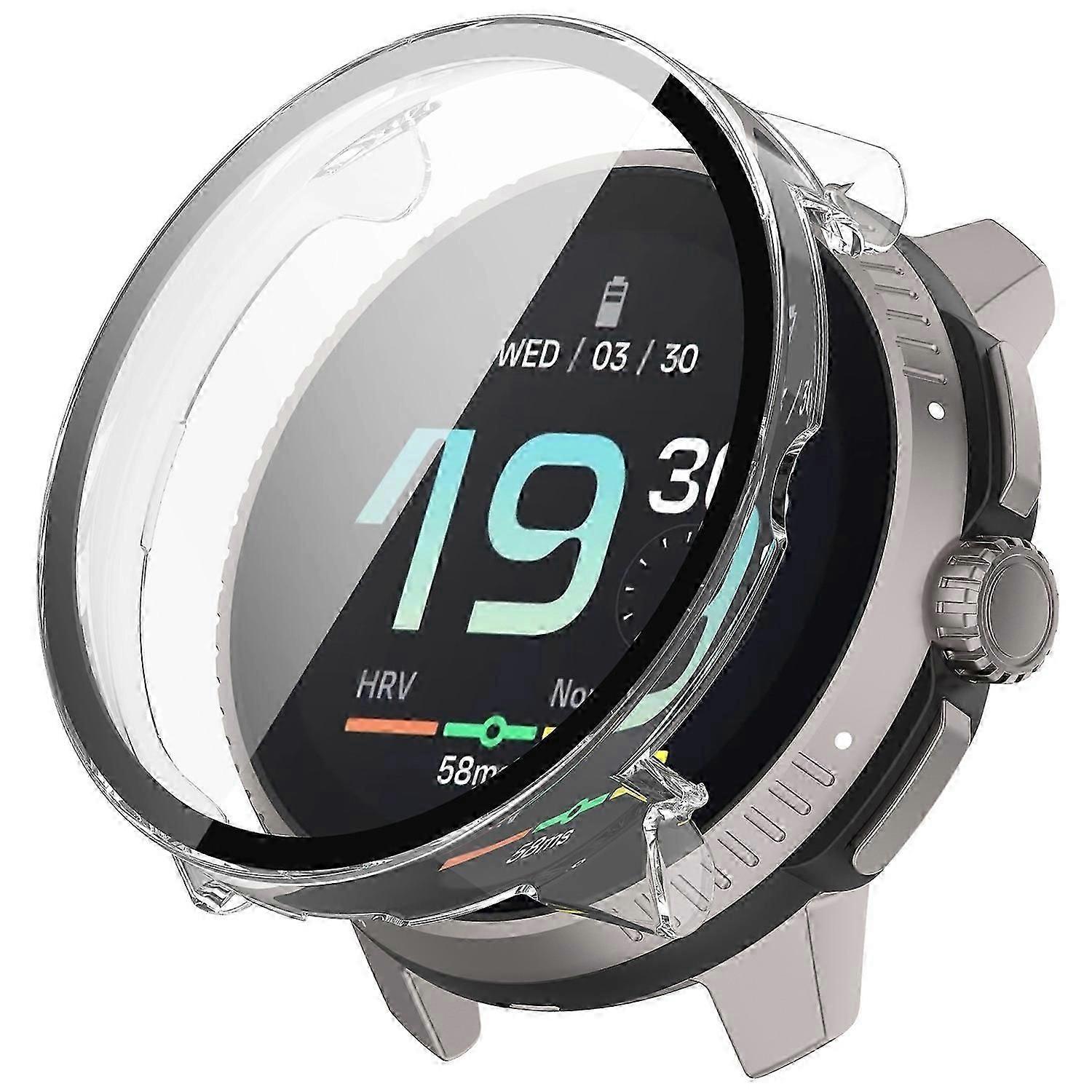 Suunto Race S PC Watch Frame and Case with Tempered Glass Screen Protector - Green