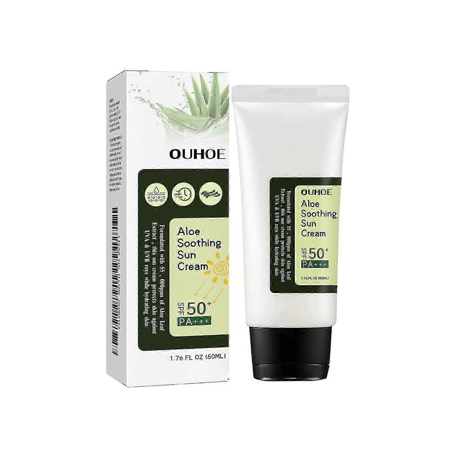 OUHOE aloe protective cream, moisturizing and refreshing UV protection cream high quality