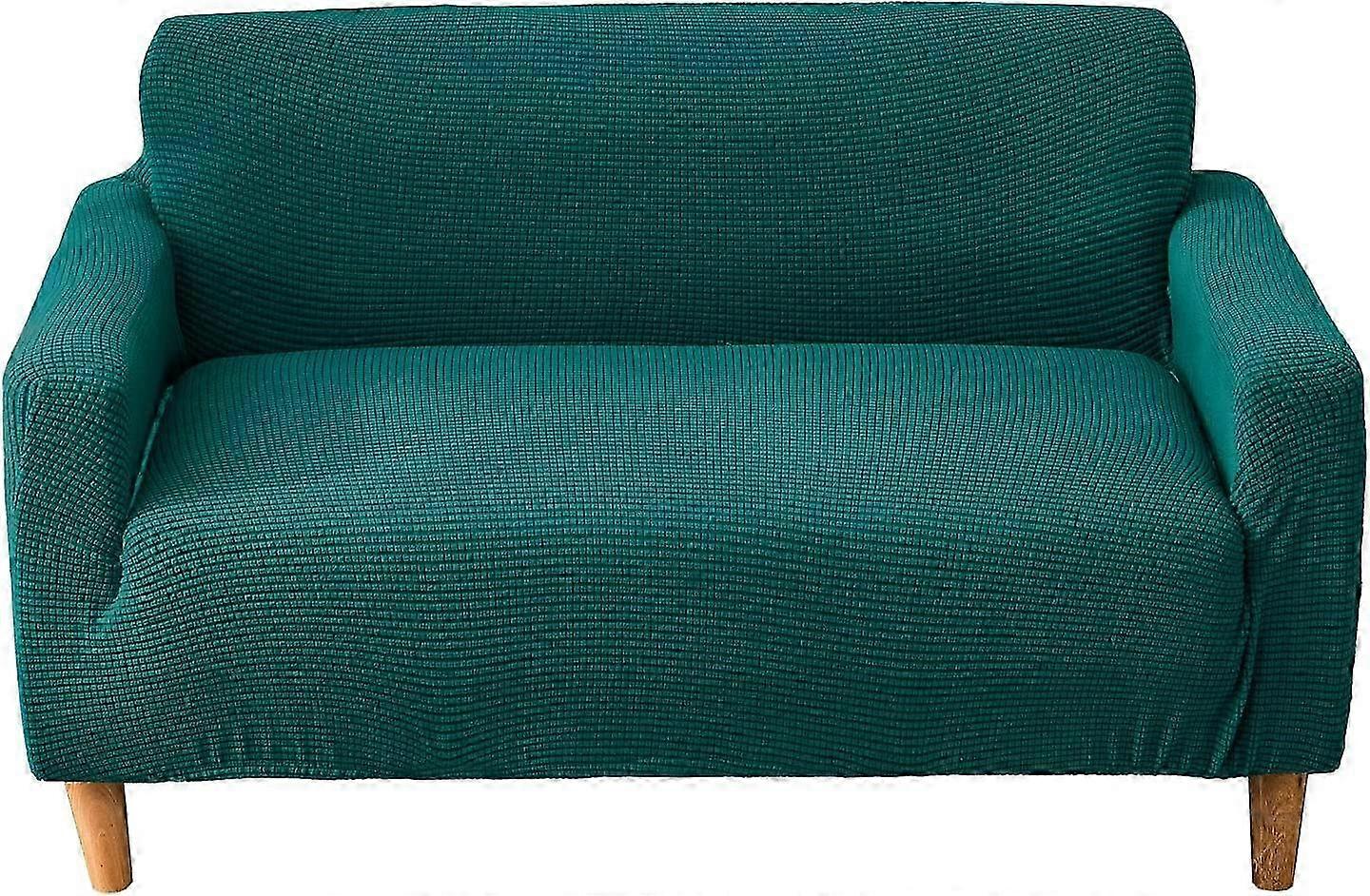 Stretch Sofa Throws Sofa Cover, Universal Sofa Cover for Armrest Sofa (Black,1 Seater)