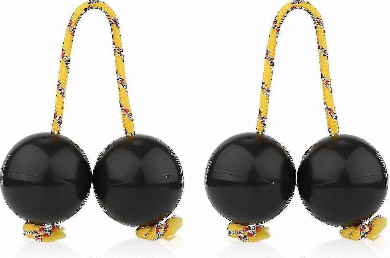 2 Pack Rhythmic Balls, Traditional African Percussion Shaker Instrument with Classic Design for Handheld Musical Exploration