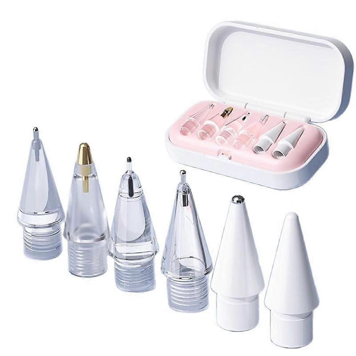 For Pencil Pro Tips 6-Pack Wear- Metal Tips