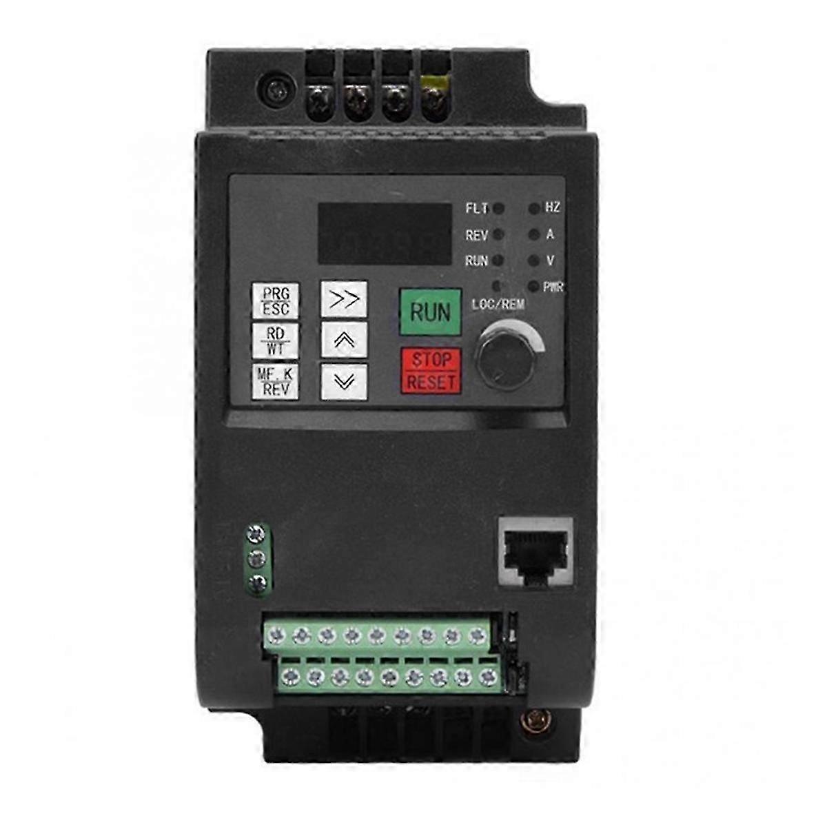 0.75kw Single Phase to Three Phase VFD Frequency Converter - 110V Input to 220V Output Motor Variable Speed Controller