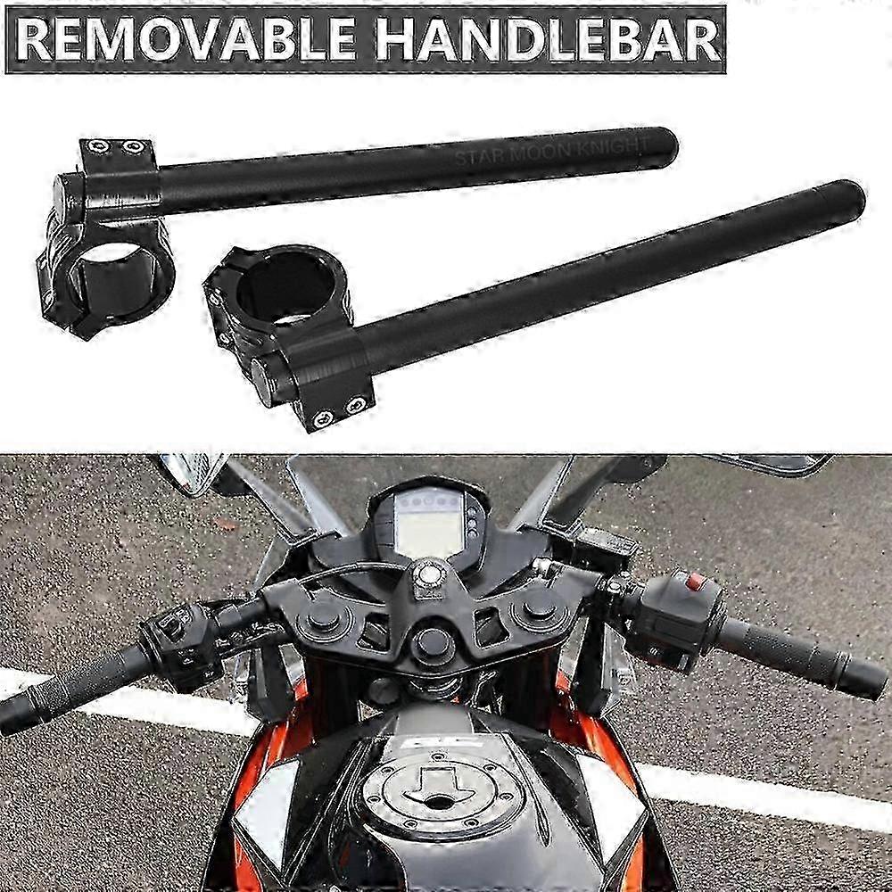 Motorcycle Accessories Clip-On Fork Risers and Regular Handlebars Compatible with Various Models Including RC8C, RC390, RC200, RC155MM