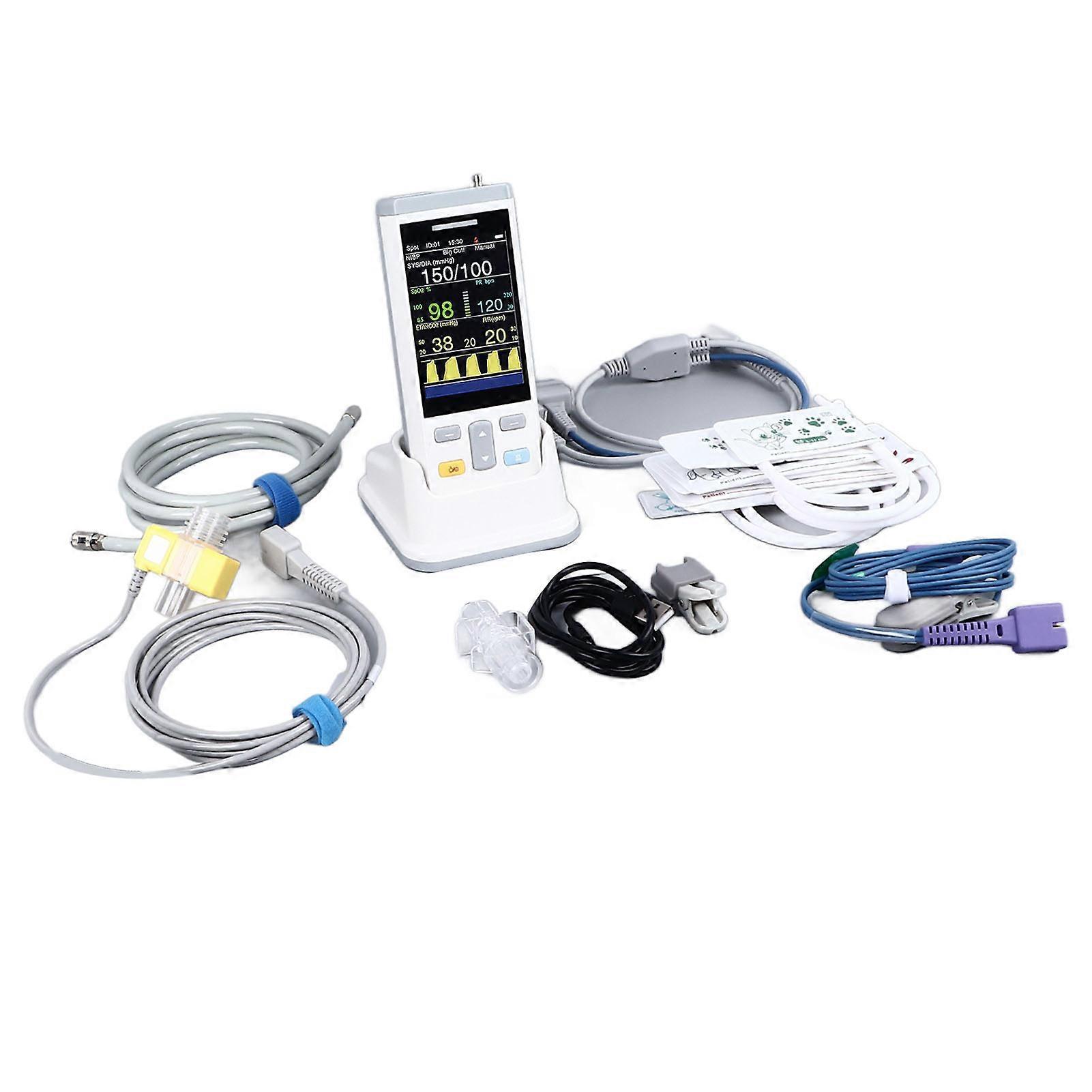 Veterinary Pulse Oximeter Portable Handheld Monitor 1800mAh Battery