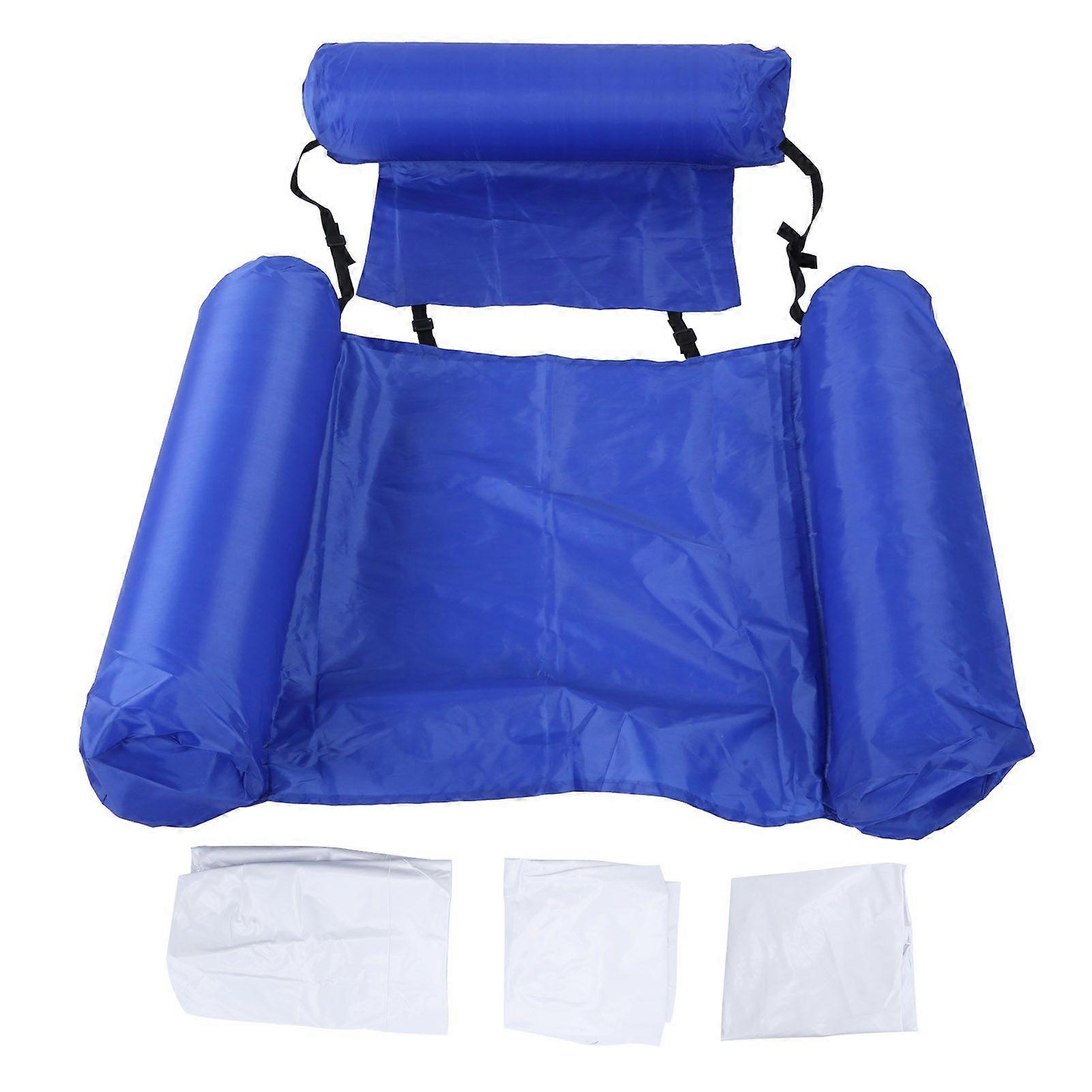 Inflatable Pool Hammock Foldable Floating Lounge Bed Chairs Swimming Pool Supply