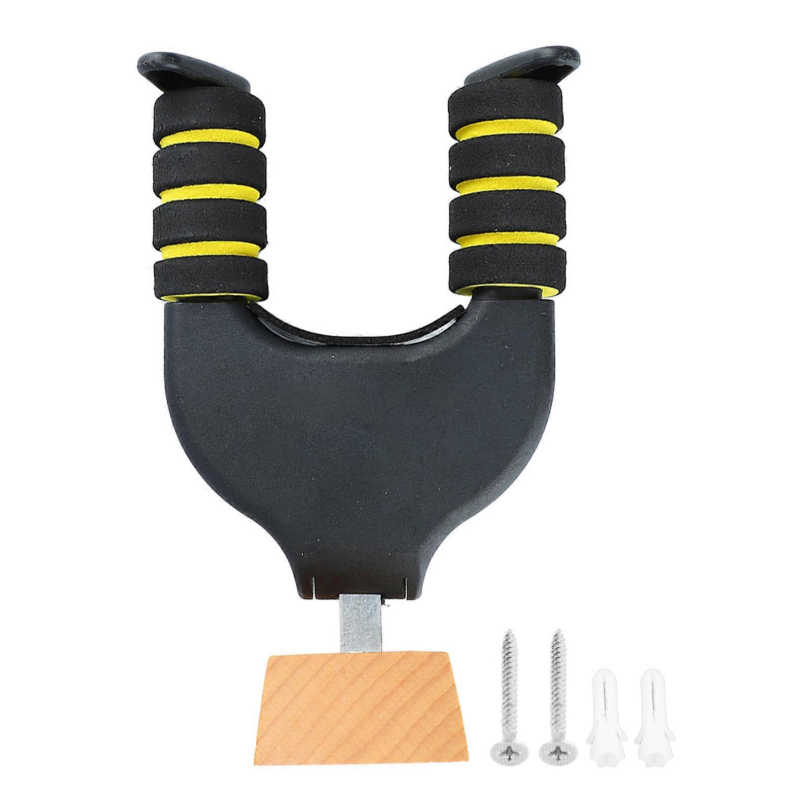 Solid Wood Guitar Hanger Auto Locking Safety Grip Wall Mount