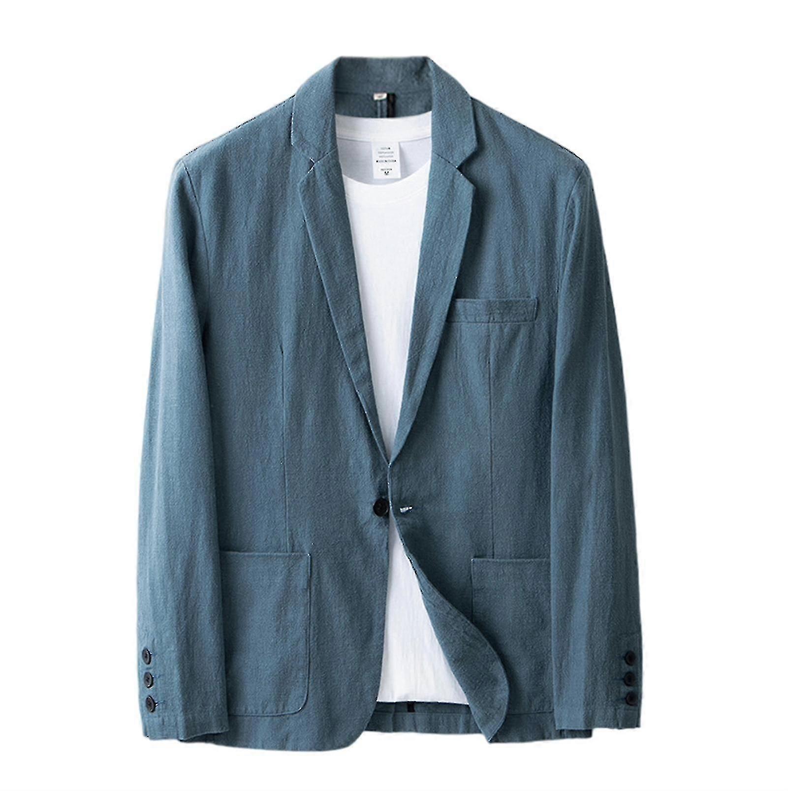 "Jachetă blazer de in pentru bărbați"