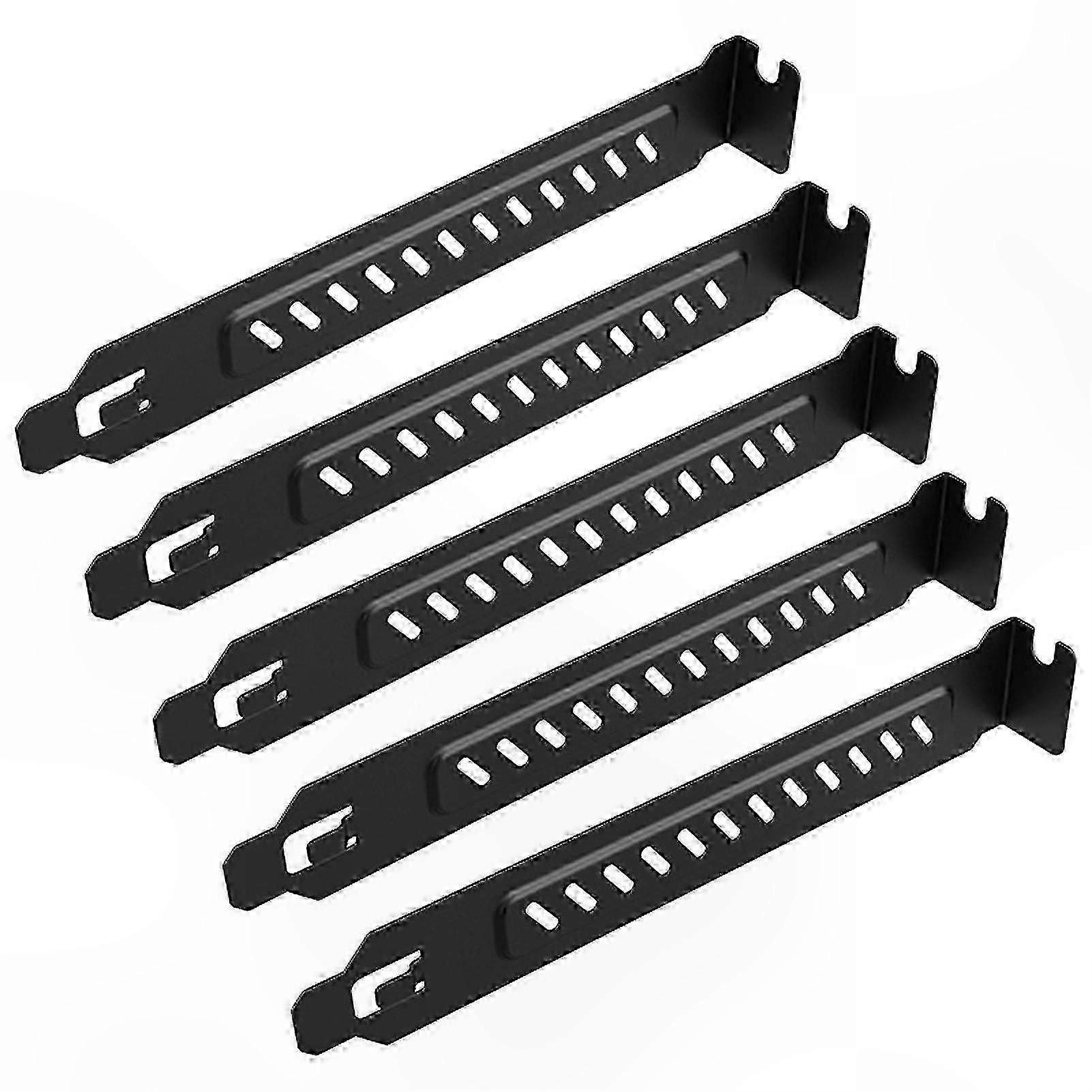 5-Pack PCI Slot Covers, Ventilated Dust Shield for PC Case Cooling