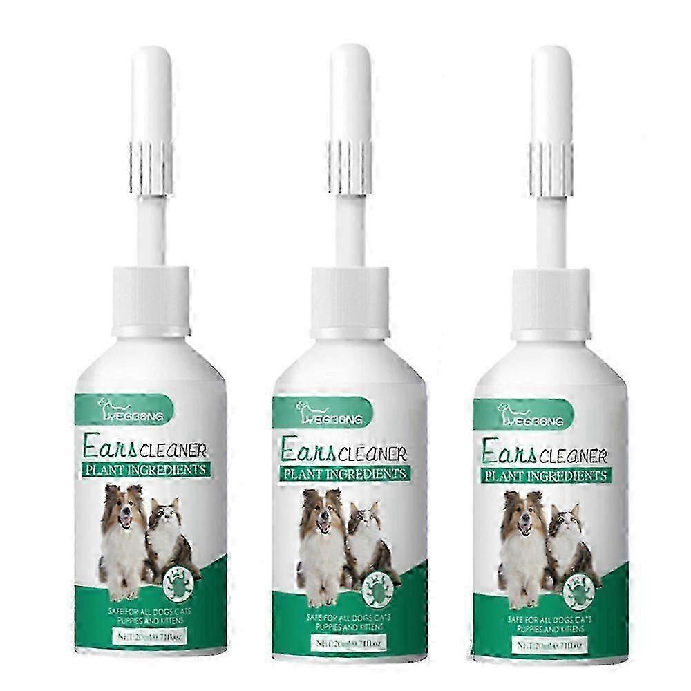 20ML Pet Ear Drop Removes Ear Mites Improves Hearing Easy to Use Effective Cat Dog Ear Cleaner Pet Supplies