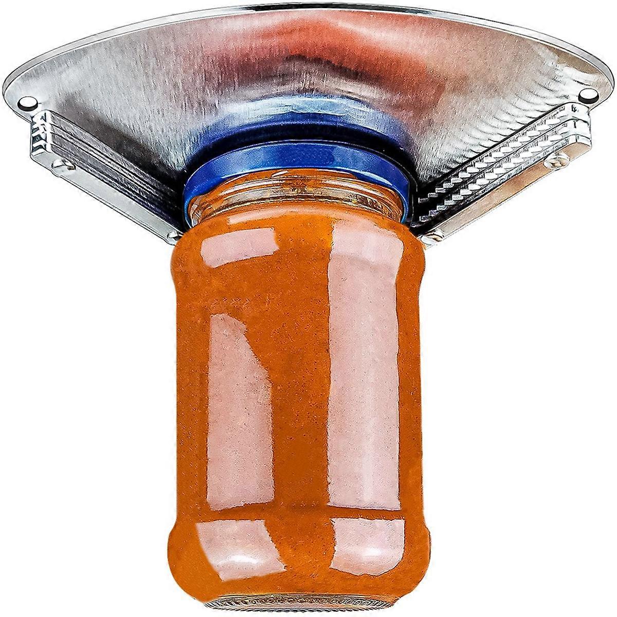 Upgraded JarOpener for Seniors, Under Cabinet Jar Openers for Weak , Jar Lid & Bottle Cap Opener Tool (Only Can Opener)