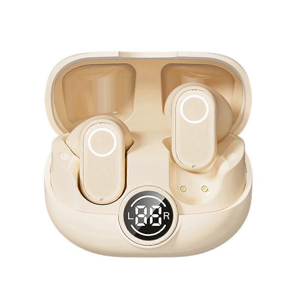 M89 Smart Translator Headset 144-Language AI Translation Earbuds Wireless on-Ear Translator Device Skin Color