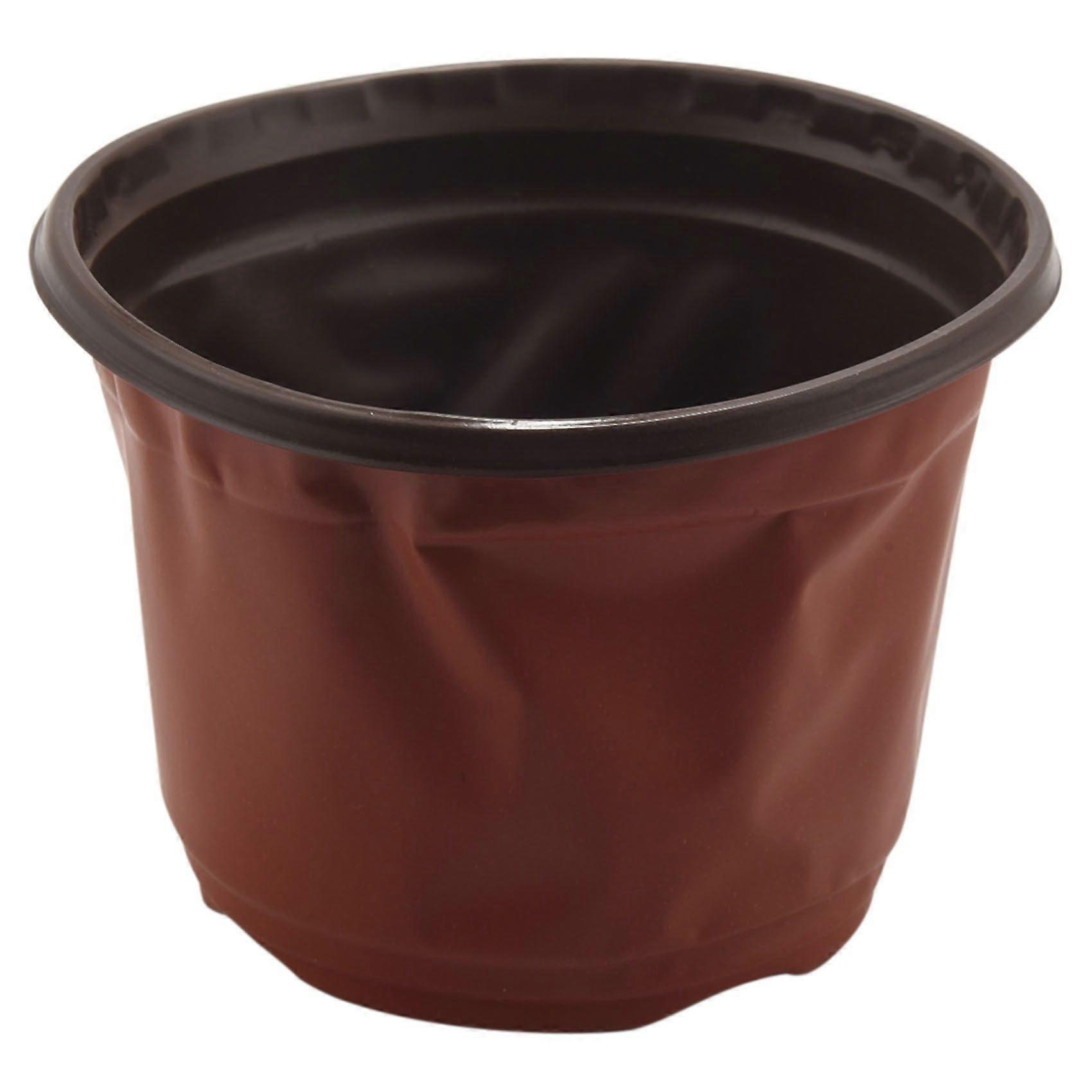 150Pcs 4.72 Inch Plastic Flower Seedlings Nursery Supplies Planter Pot/Pots Containers Seed Startin