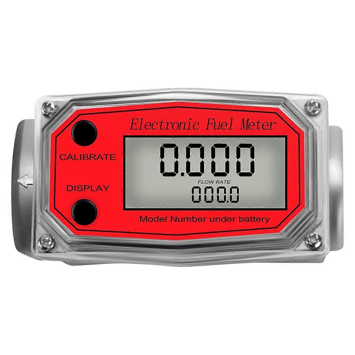 Display LCD Digital de 1 Polegada para Turbina Digital com Medidor de Vazão de Combustível NPT