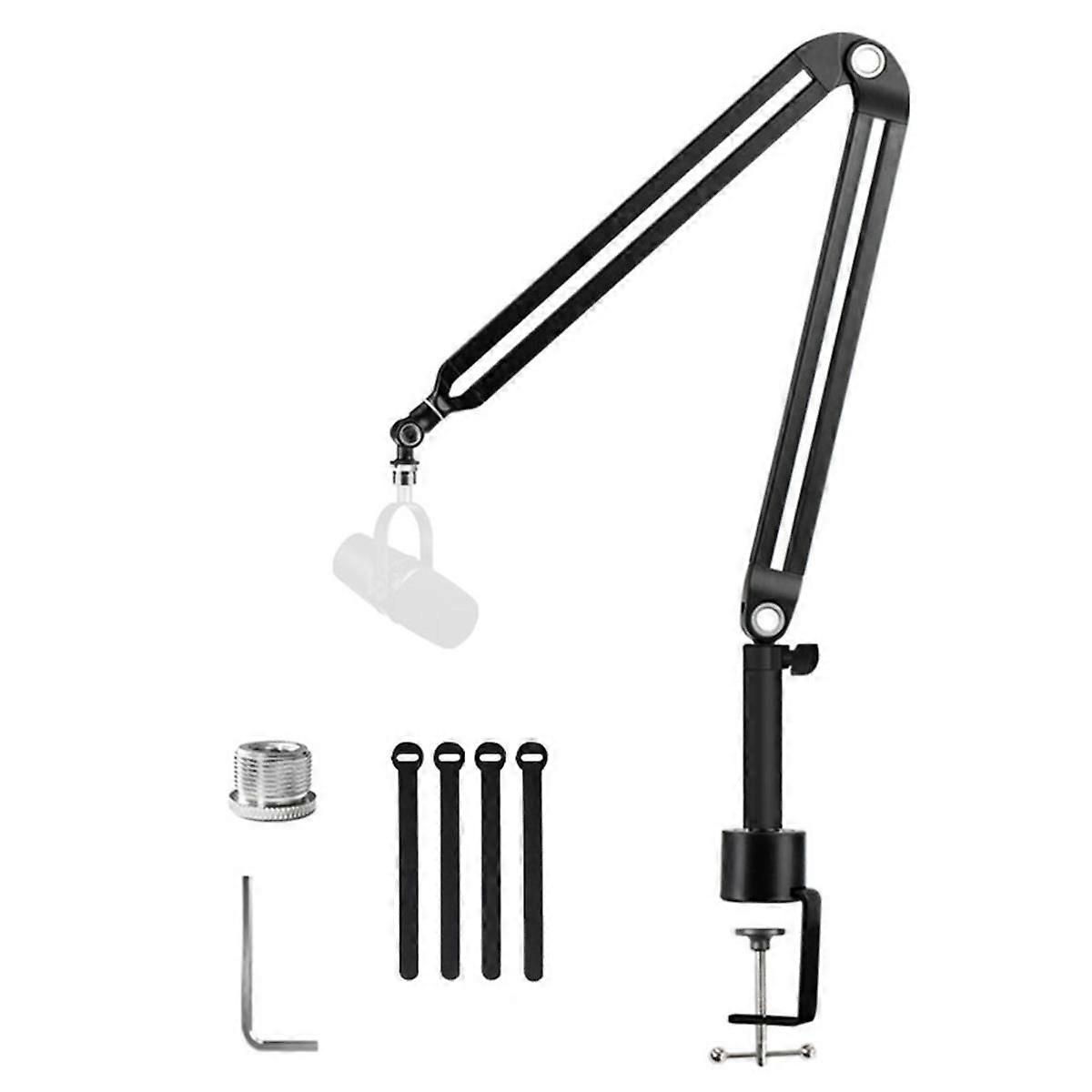 Adjustable Heavy Suspension Boom Microphone Stand Condenser Microphone Recording Scissor Arm Stand