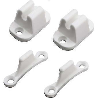 2pcs RV Motorhome Camper Door Retainer Catch Clip Latch Holder for Caravan Boat Replacement Parts