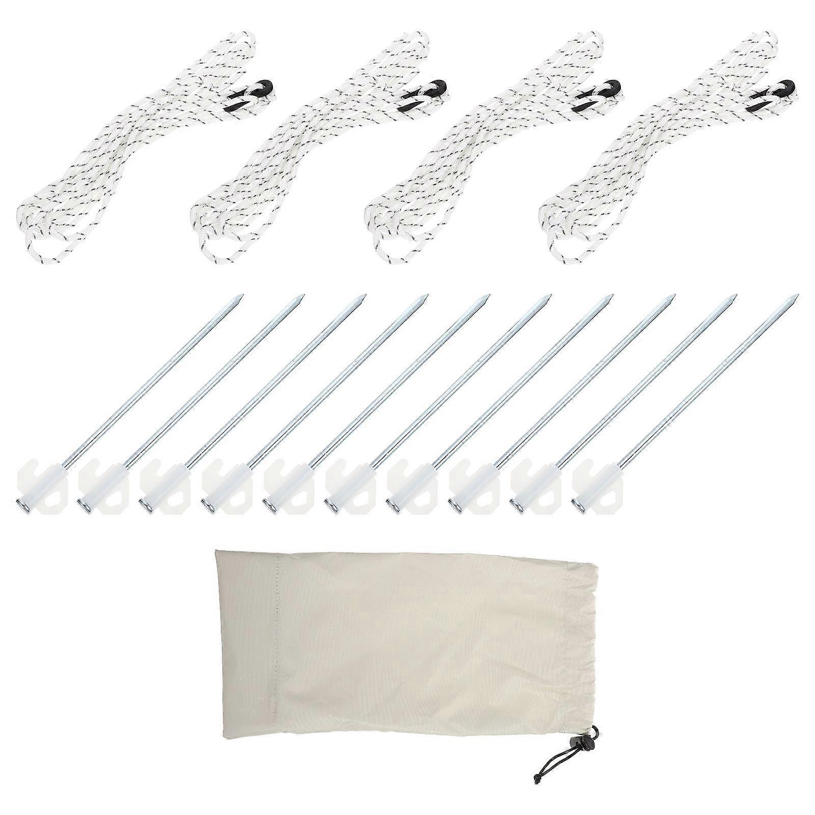 Wind Proof Rope Set Camping Tent Ropes with Tensioners 1Set for Backpacking