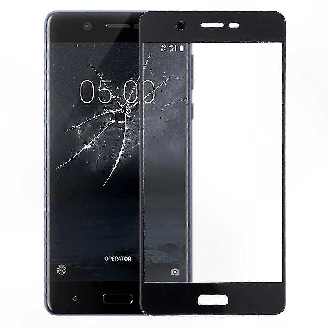 Black Outer Glass Lens for Smartphone Screen Replacement