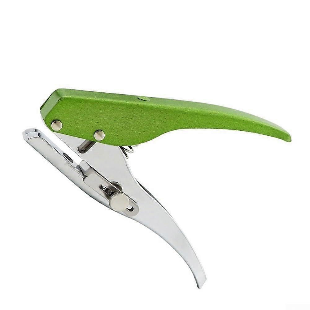 Handheld Single Hole Punch 7mm Hole Size, Adjustable Stopper, Precise Drilling For Leather Paper Plastic
