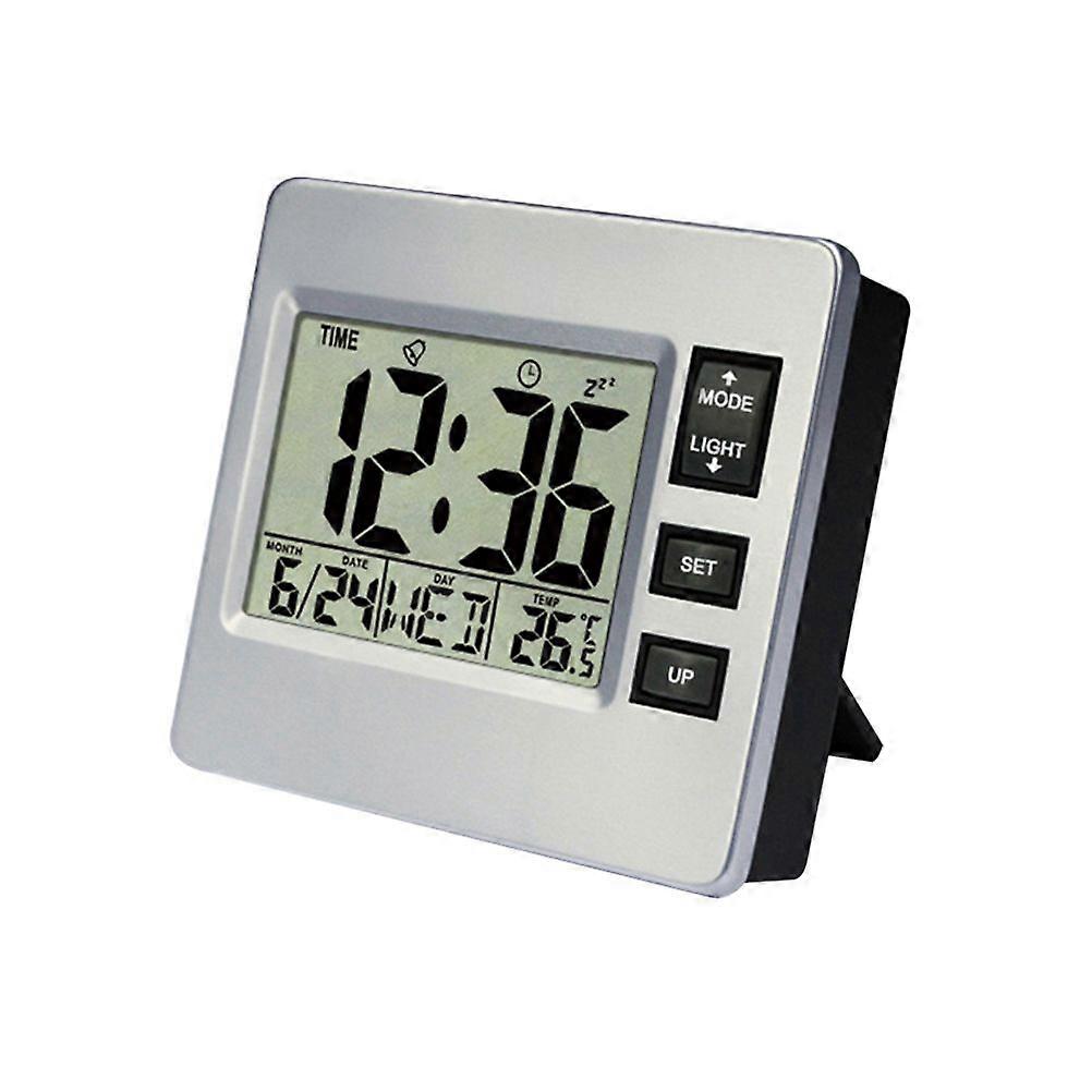 Bedside Alarm Clock Simple Creative Luminous Digital Alarm Clock for Students Family Bedroom(without Battery)