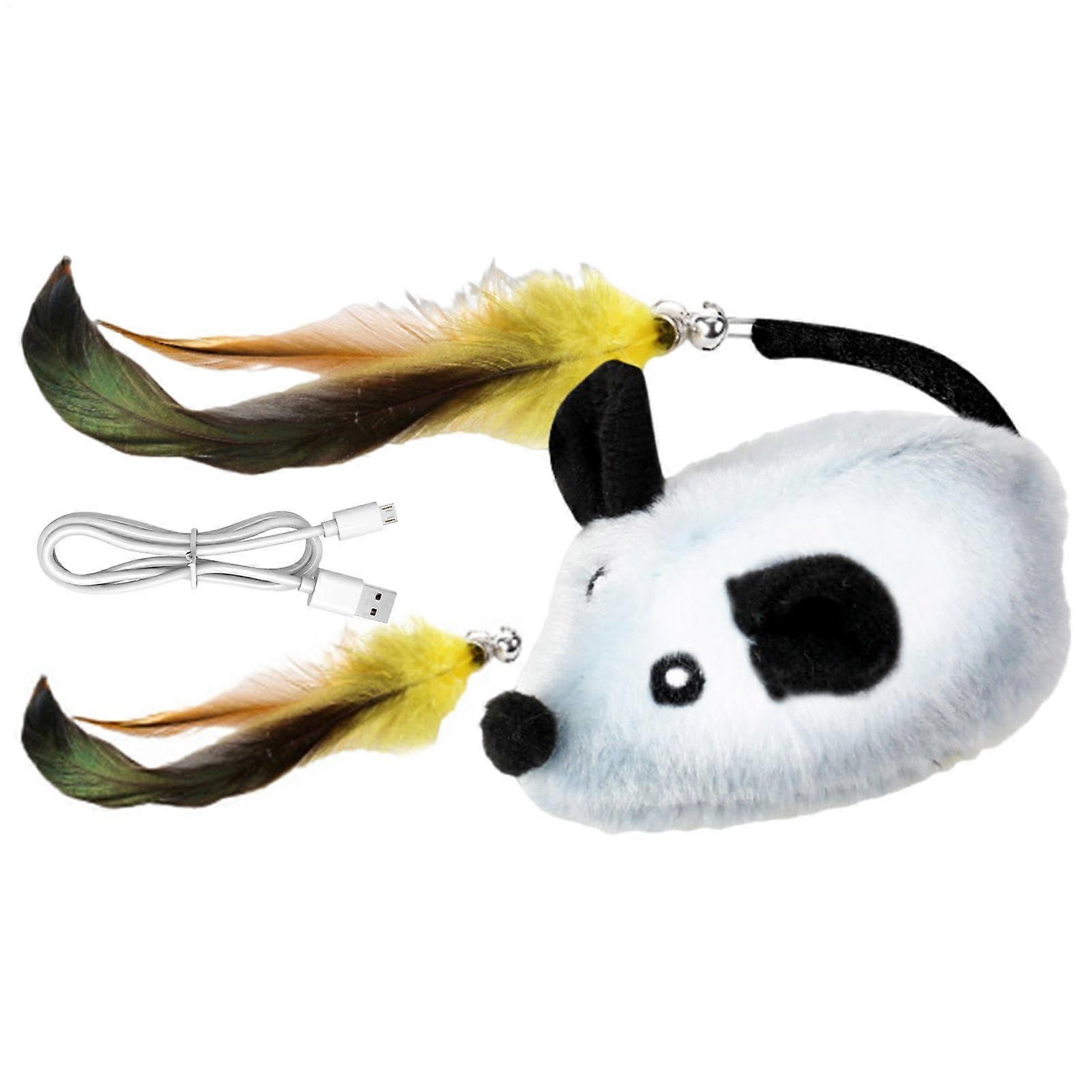 Mouse Electronic Moving Toy Vista Model E, Automatic RemoteControl Squeaky Cat Toy, Grey