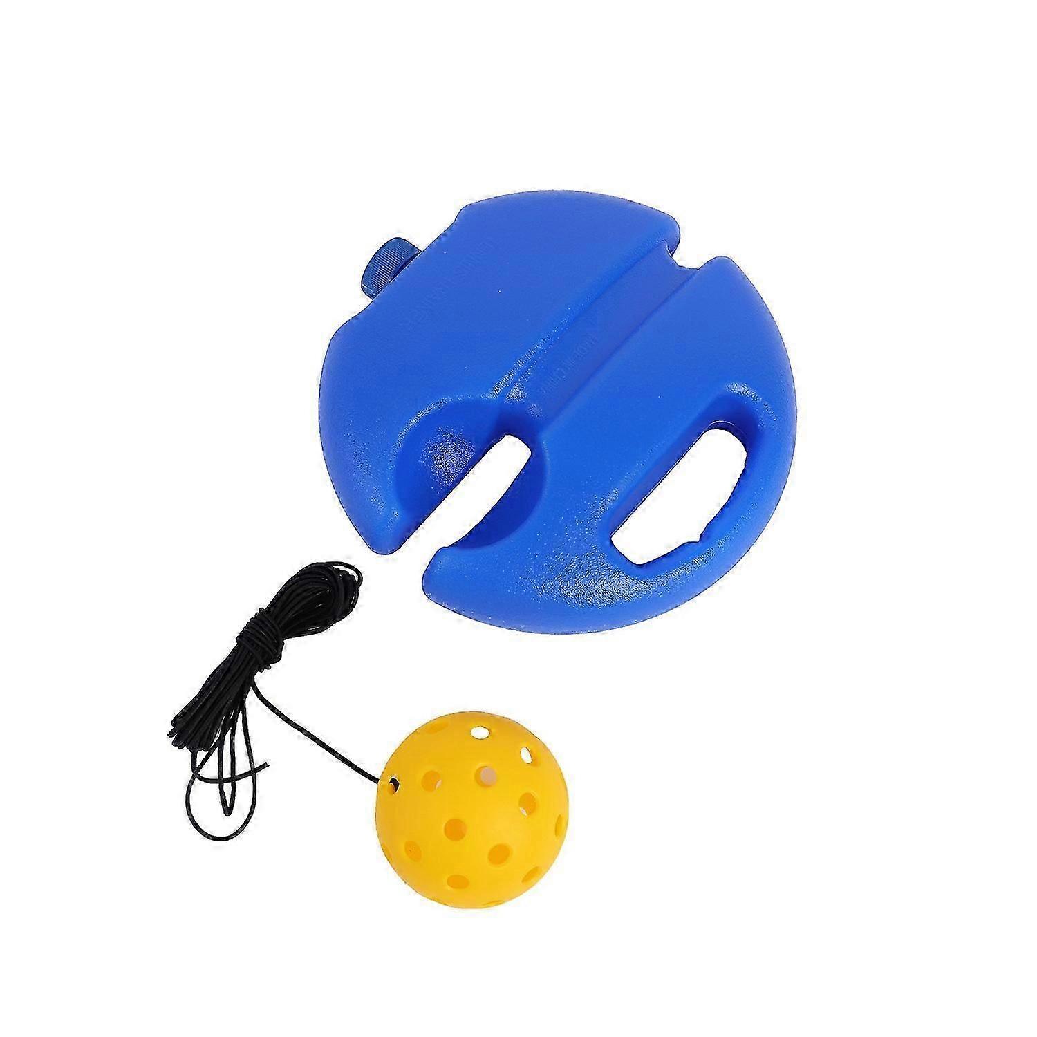 Pickleball Trainer with 40 Holes Pickleball Ball Baseboard Exerciser Practical Rebound Practice Ball for Individual Training Single Player -HK908