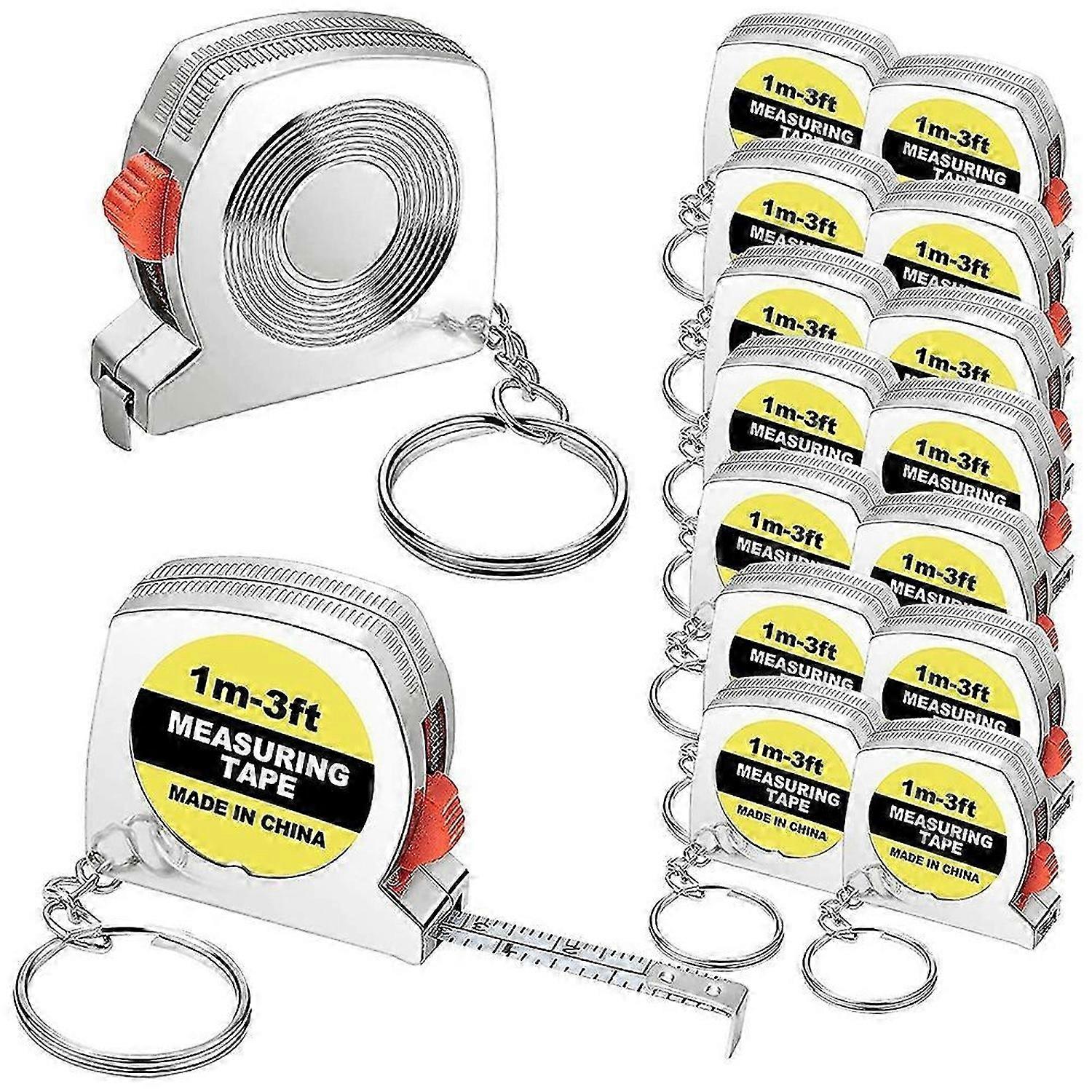 10Pcs Tape Measure Retractable 1M/3 Feet Functional Measuring Tape