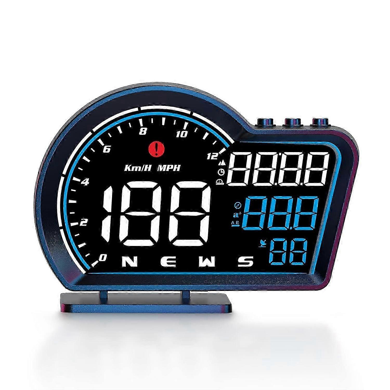 G16 Car GPS Head-Up Display HUD Speedometer Mileage Digital Clock Universal