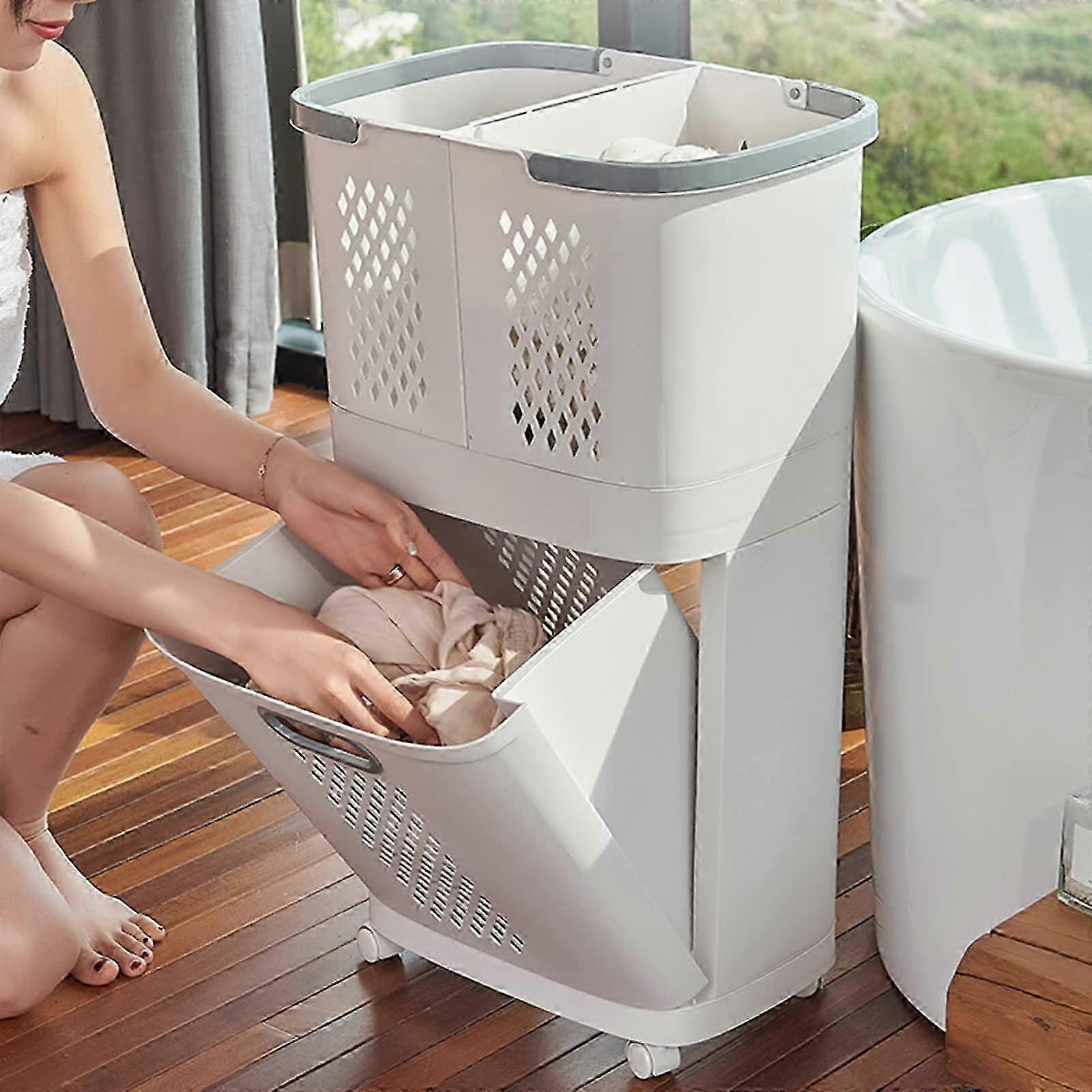 Removable Versatile Laundry Basket for Household Storage on Wheels 2025