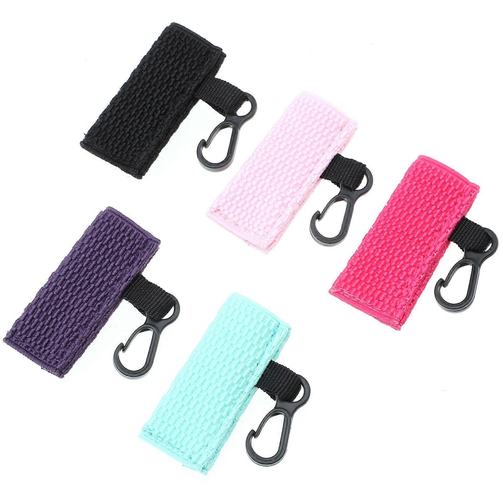 Lip Balm Protector for Storage Use 5Pcs Carrying Cover Assorted Color