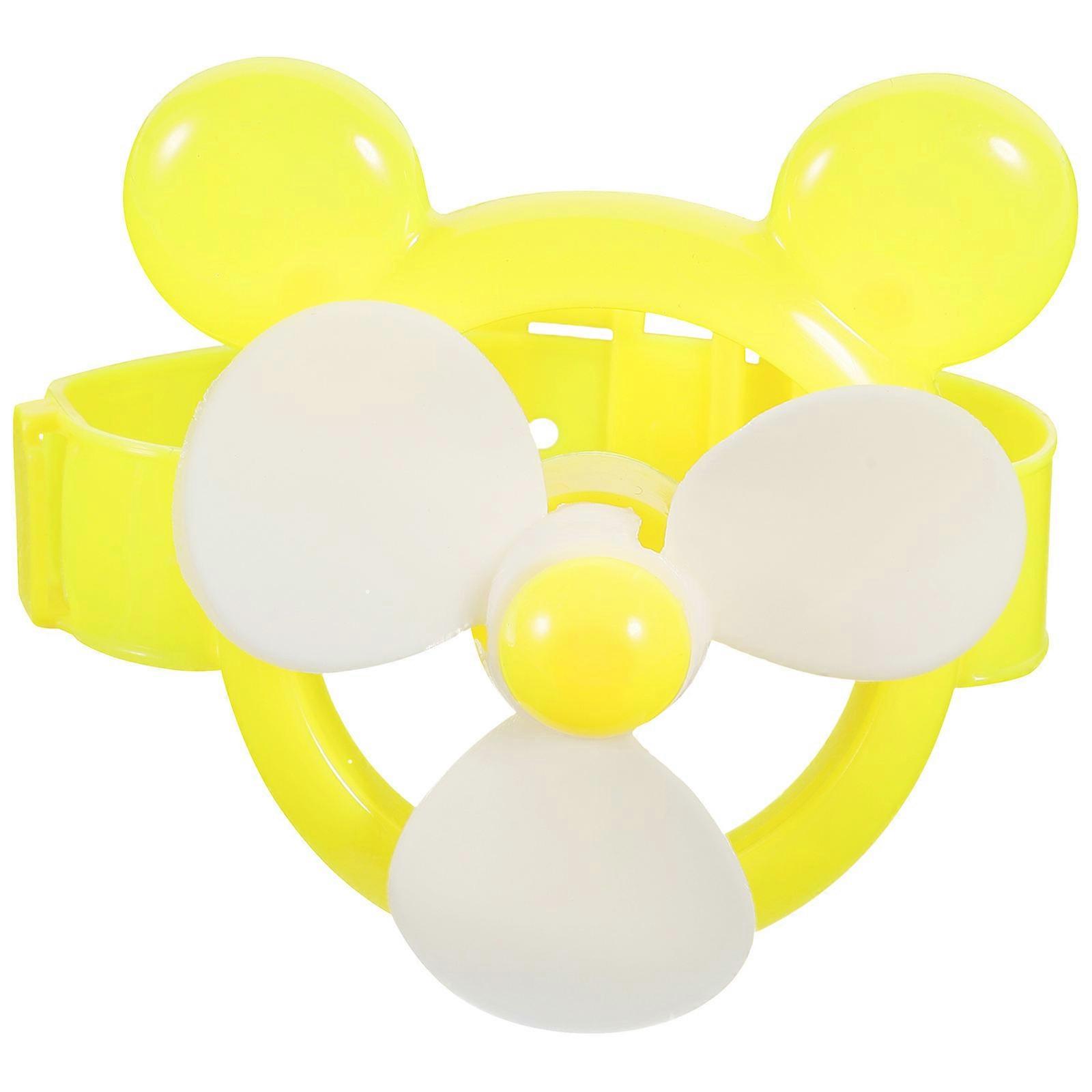 Cartoon Gift Fan for Kids Use Wrist Watch Design Fan USB Charging