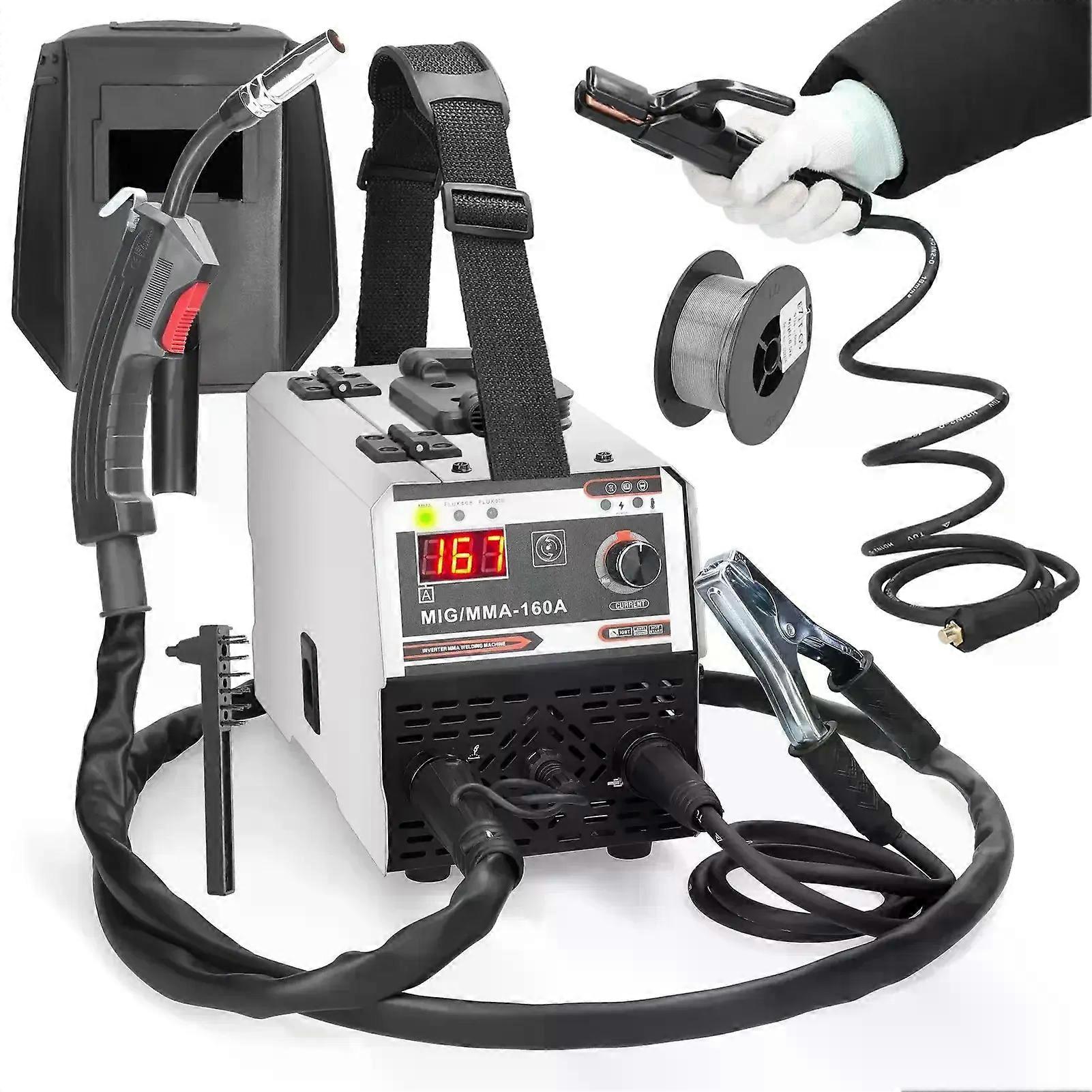 2in1 MIG MMA Welders Carbon Dioxide Gases-Shielded and Manual Welding Multipurpose IGBT Direct Current Inverter Welders