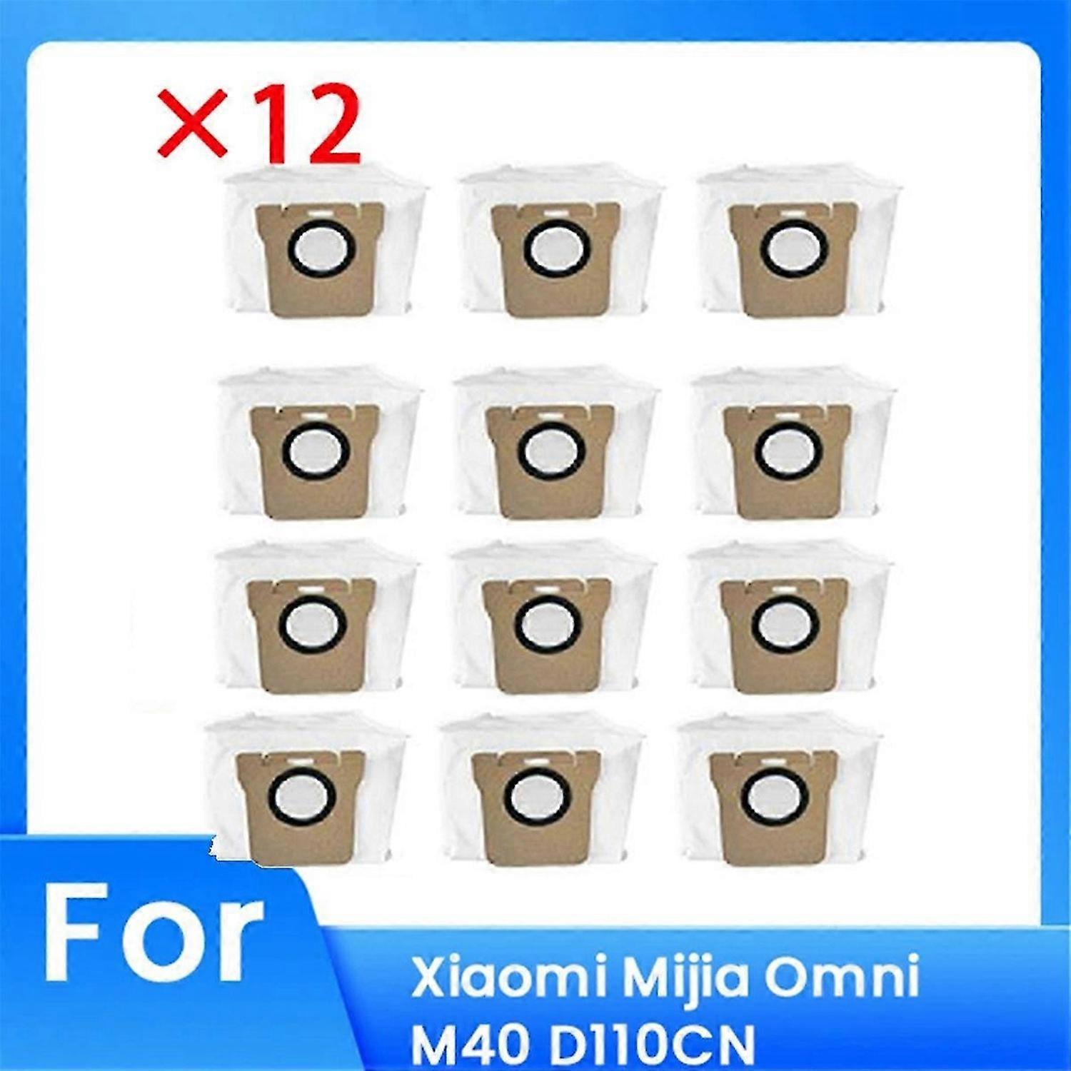 12 Pcs Dust Bags for Omni M40 D110CN Sweeper Accessories Built to Last and Work Well