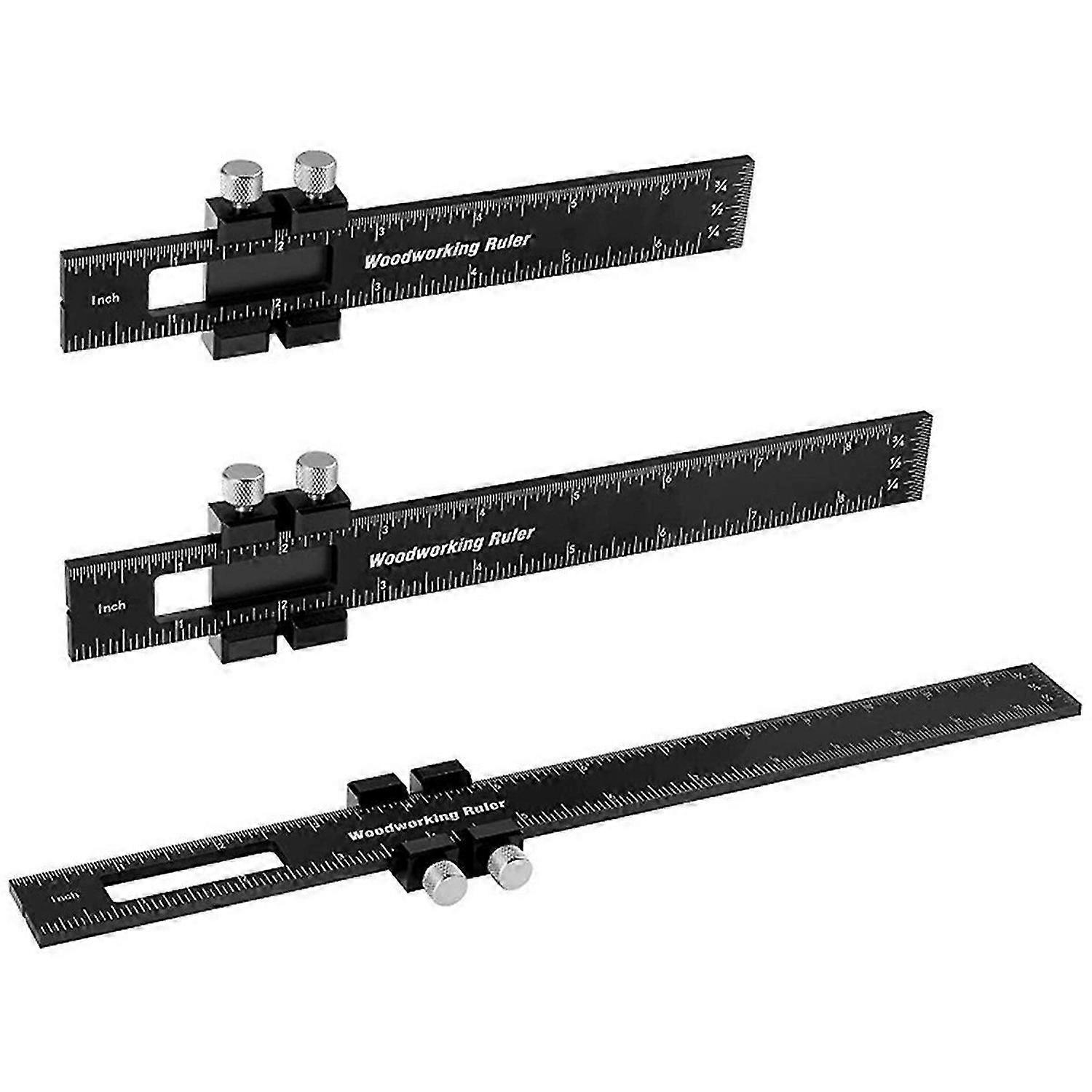 Carpenter'S Ruler, Precision Pocket Ruler, T-Shaped Marking Ruler
