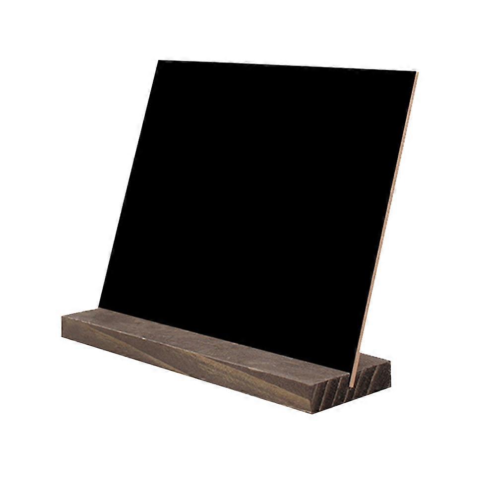 Wood Base Blackboard Erasable Double-Sided Display Panels for Hotel 12Pcs