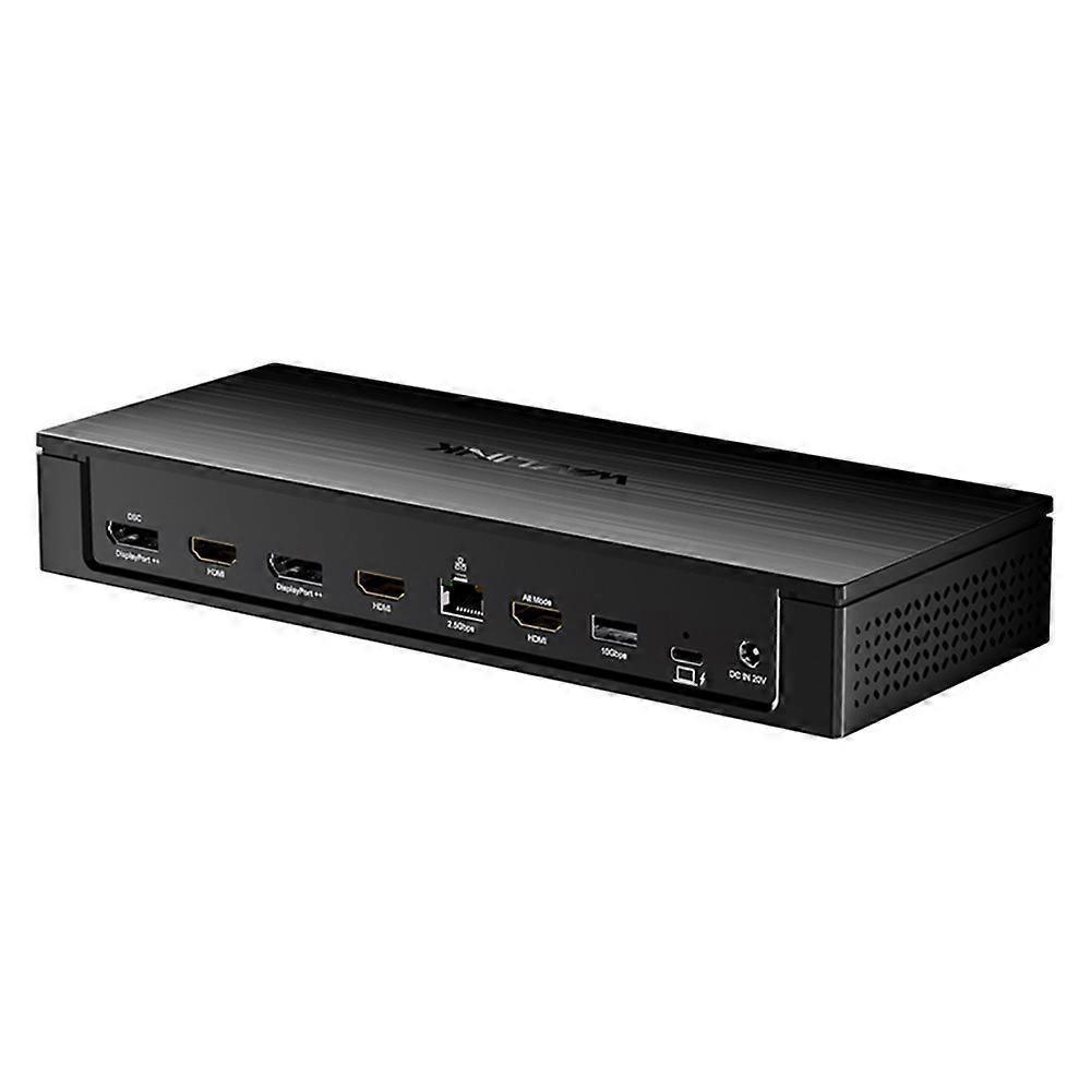 TKdaddy WAVLINK DisplayLink-7400 Docking Station Dual 8K / Quad 4K Multi-Monitor USB-C Laptop Dock for Mac M1 / M2 / M3 / M4 / Windows EU Plug