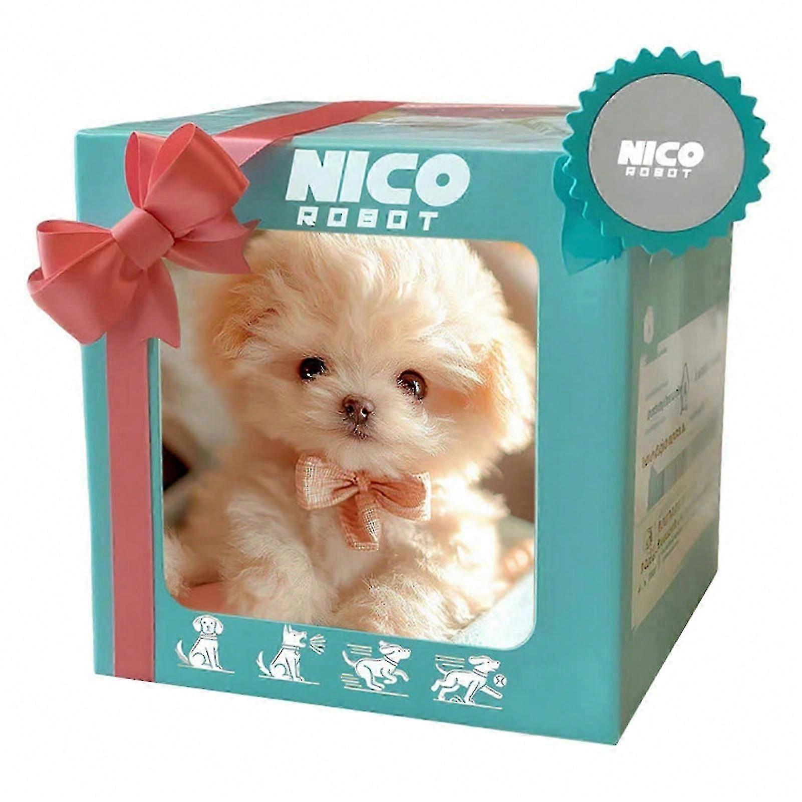 Plush Robot Puppy - My Realistic Robot Puppy, Robotic Dog Acts Like a Real Puppy Interactive Toy Gift for Kids