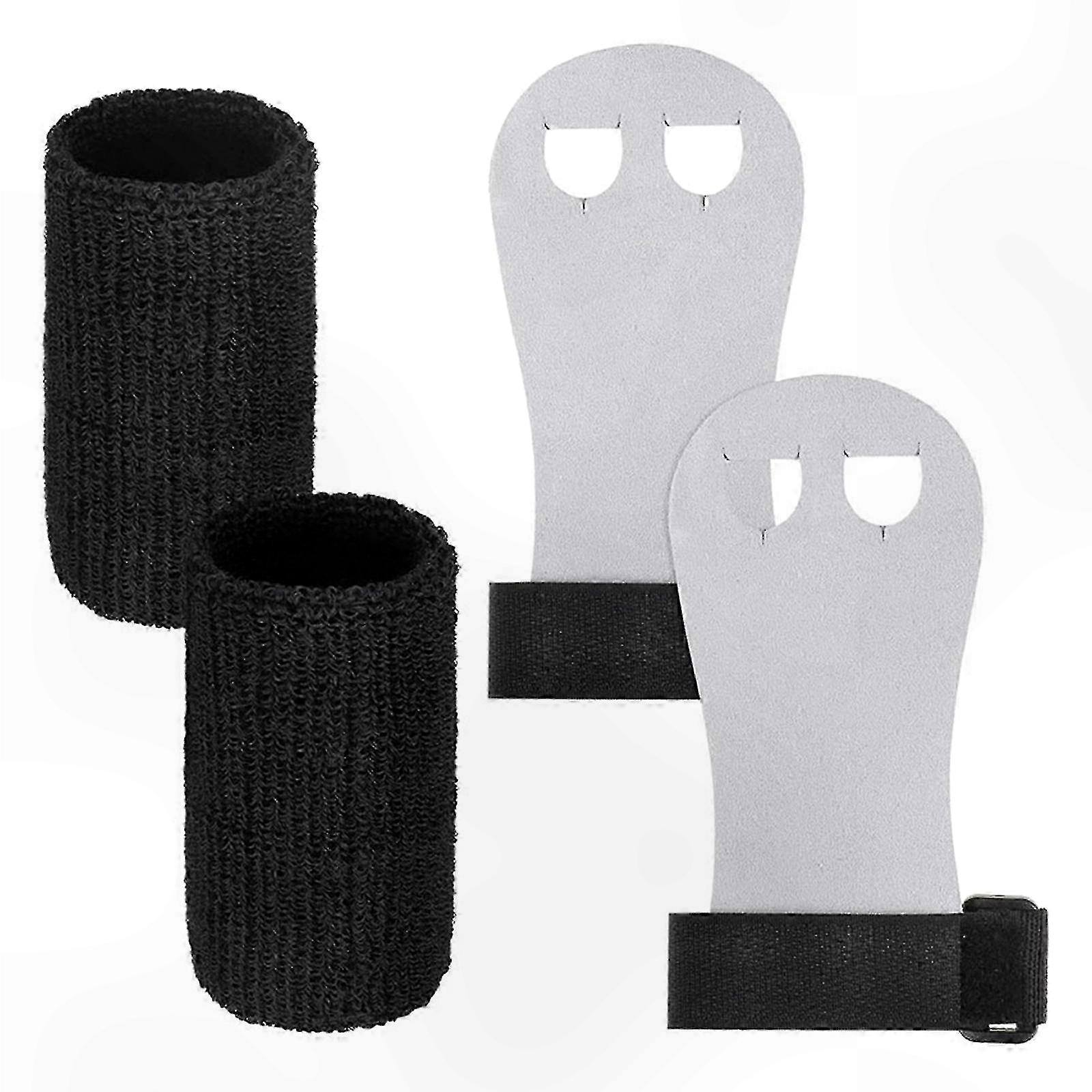 Soft Gymnastics Grips with Wristbands for Kids - Pink Training Gloves with Support