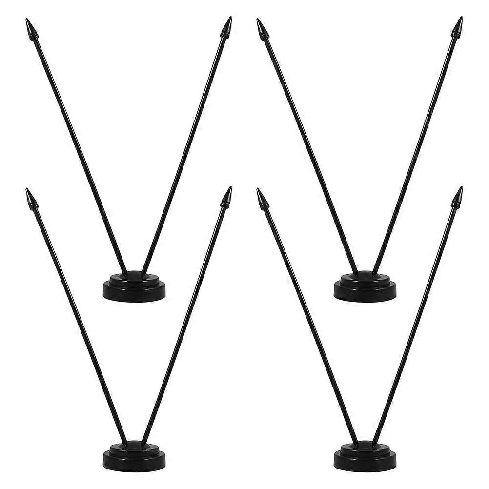 Sturdy Flag Holder for Desk Small Flag Stand Base 8Pcs Pack