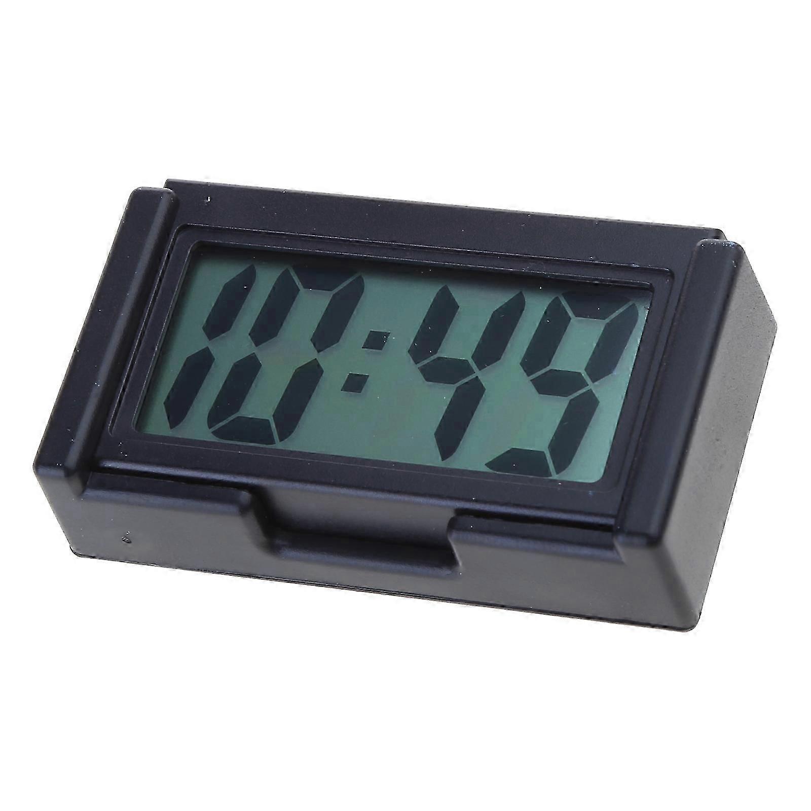 Compact Car Truck Clock Self-Adhesive Digital DisplayClock Fit For Vehicle Dashboard Bedroom Digtal Clock