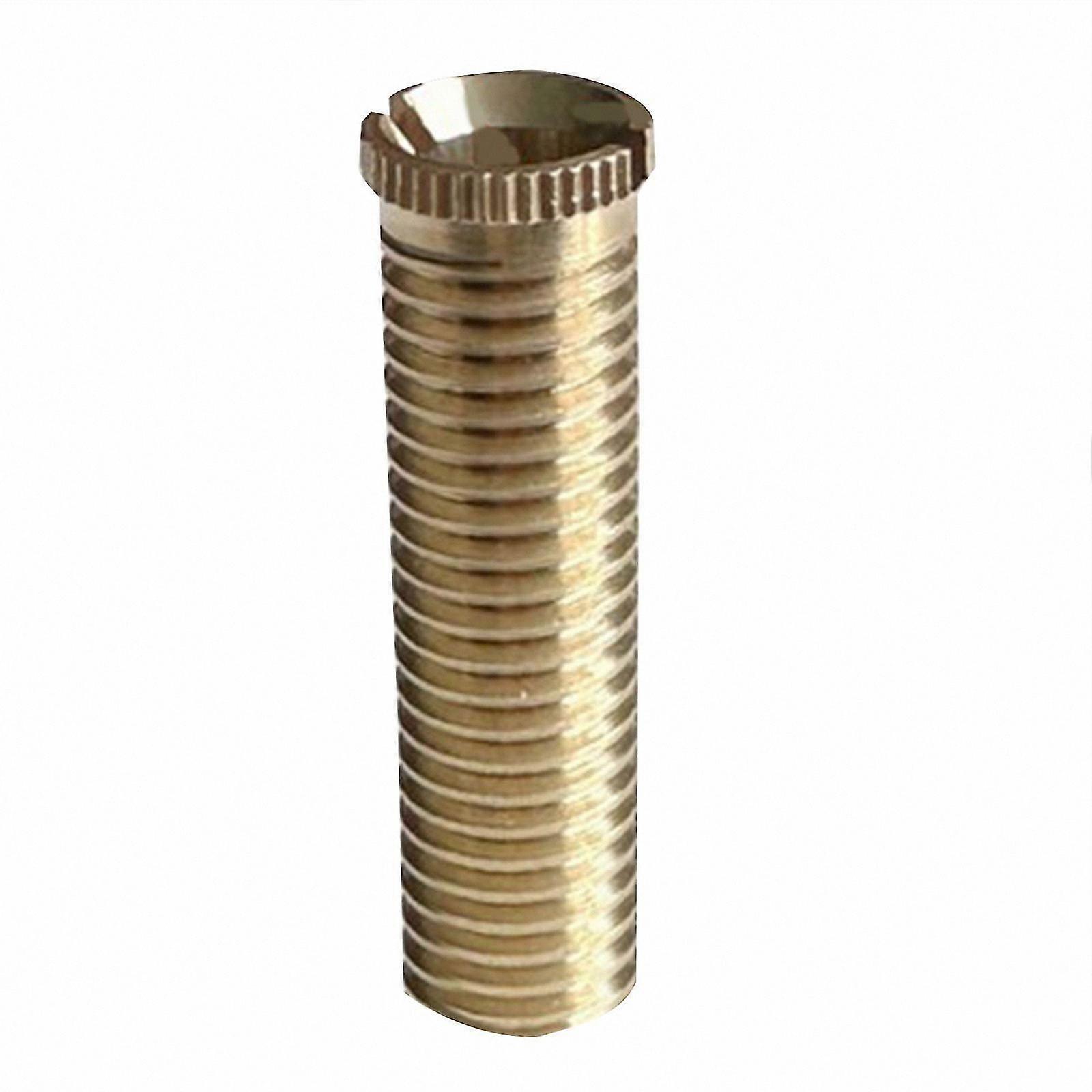 Copper Sink Strainer Connector for Kitchen Waste Plug - 3cm Threaded Screw Replacement Part Easy to Install and Durable
