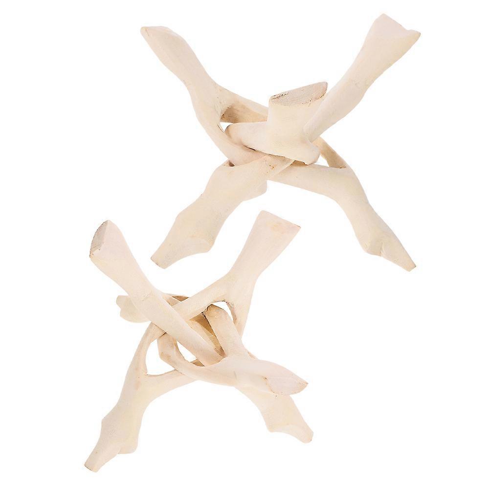 Crystal Sphere Wooden Display Stand for Incense Burner with 10Pcs