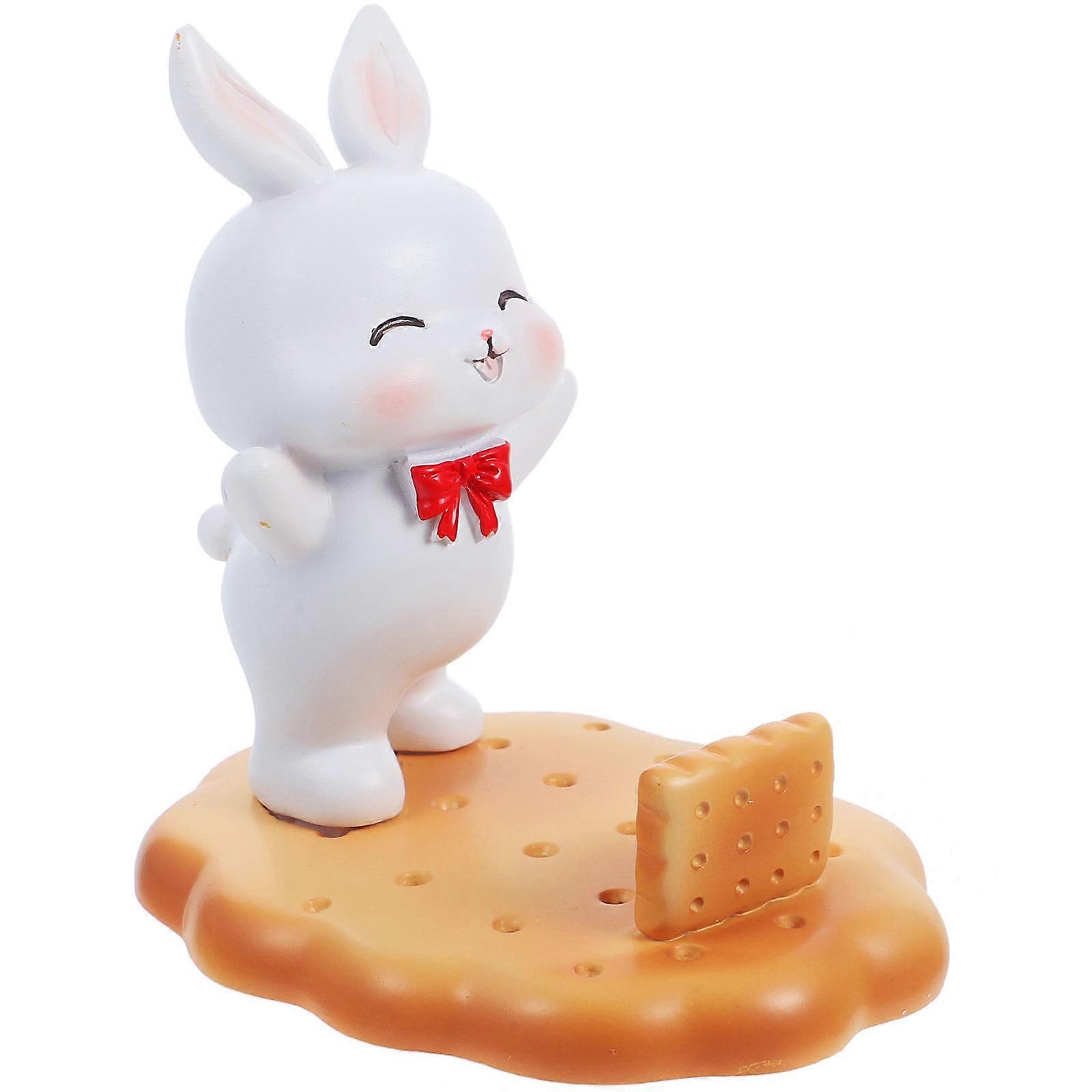 Bunny Shape Smartphone Desk Holder For Home And Office Use 9x7cm Anti-Slip 1Pack