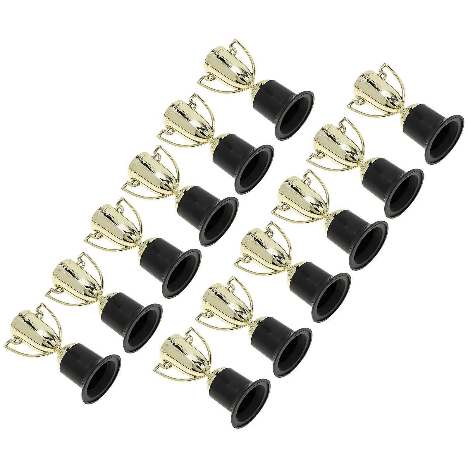 Small Trophy Plastic Trophy Models for Prize 48Pcs Party Decoration