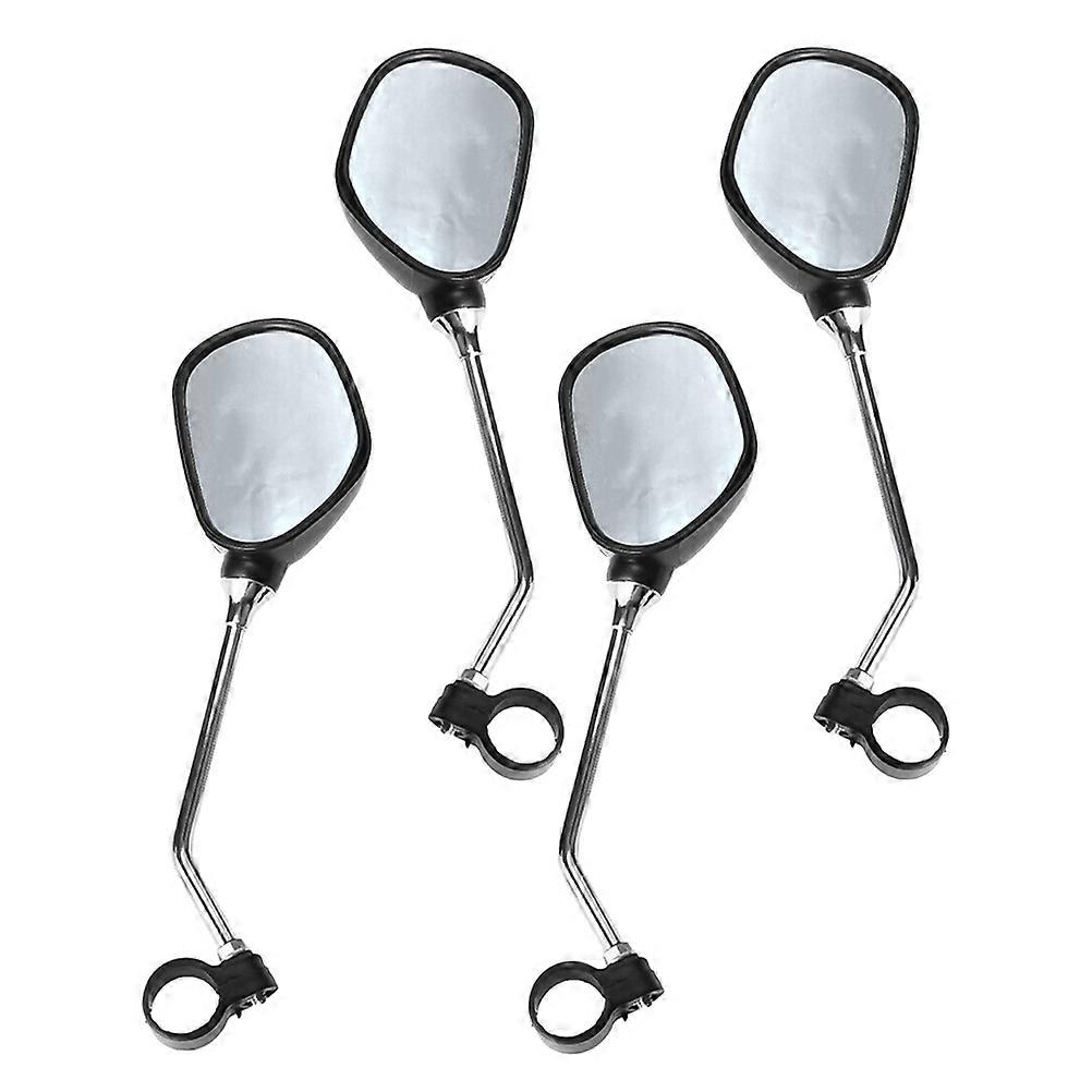 Bicycle Rearview Mirror Clear Visibility for 6Pairs Handlebar Mount