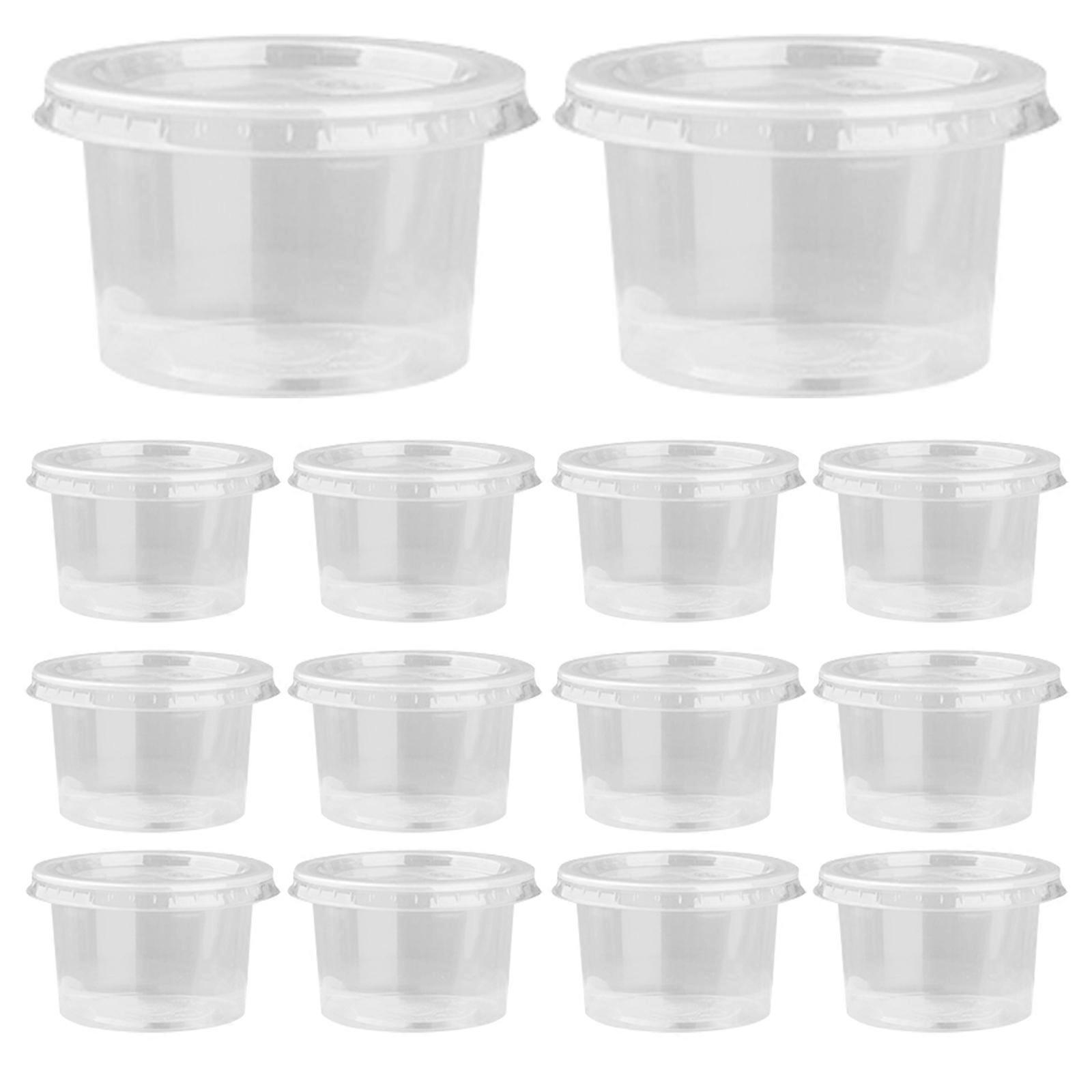 Fruit Portion with Lids for Sauces Dessert Presentation 140ml Storage 50Pcs
