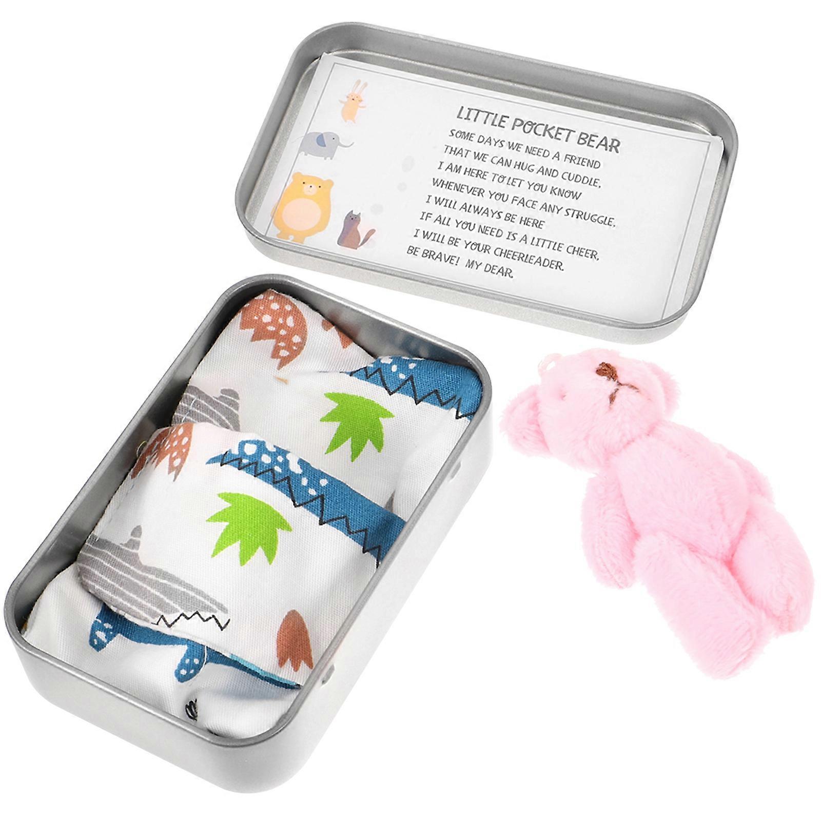 Stuffed Bear Doll for Decor Made with Plush and Iron